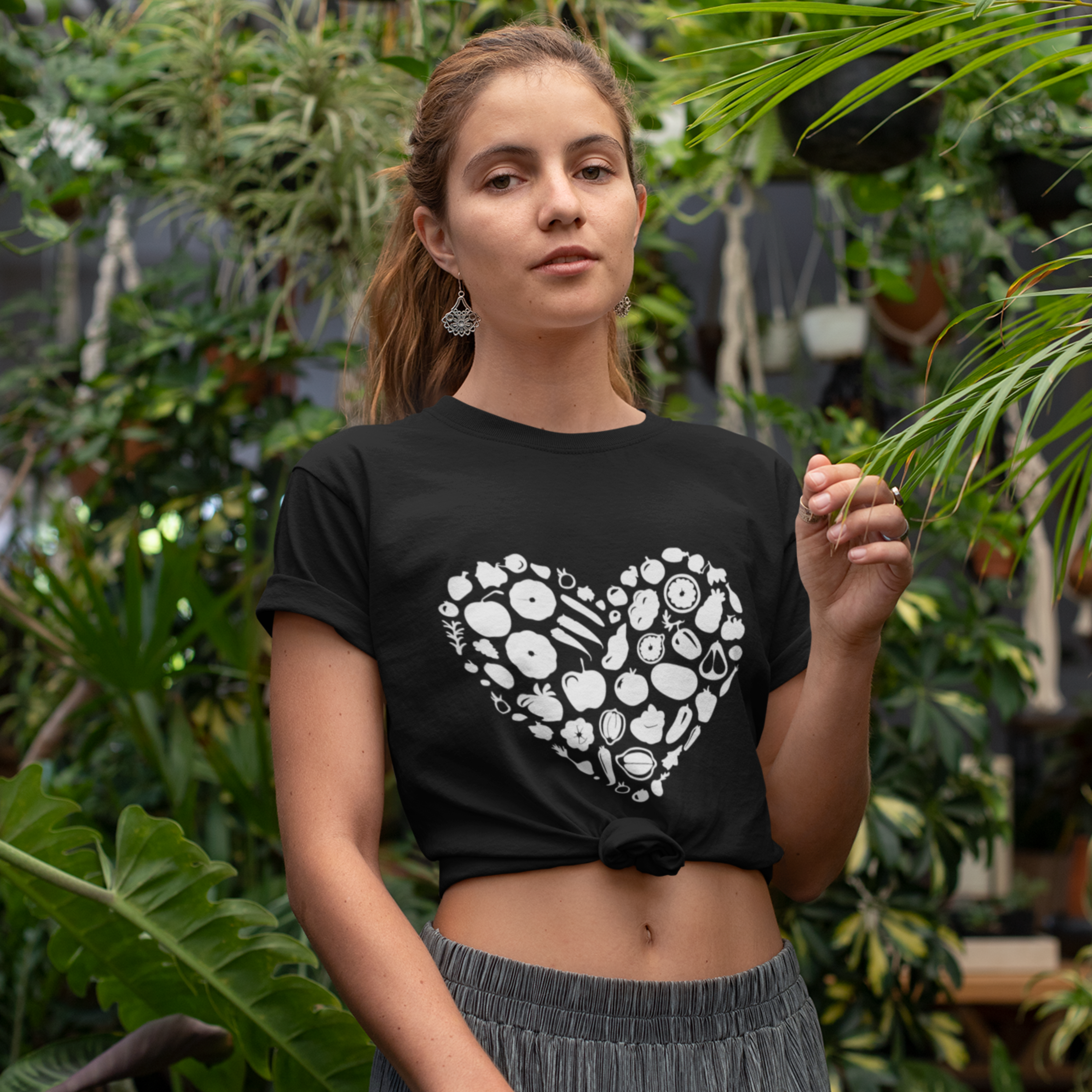 Vegan Heart Unisex t-shirt