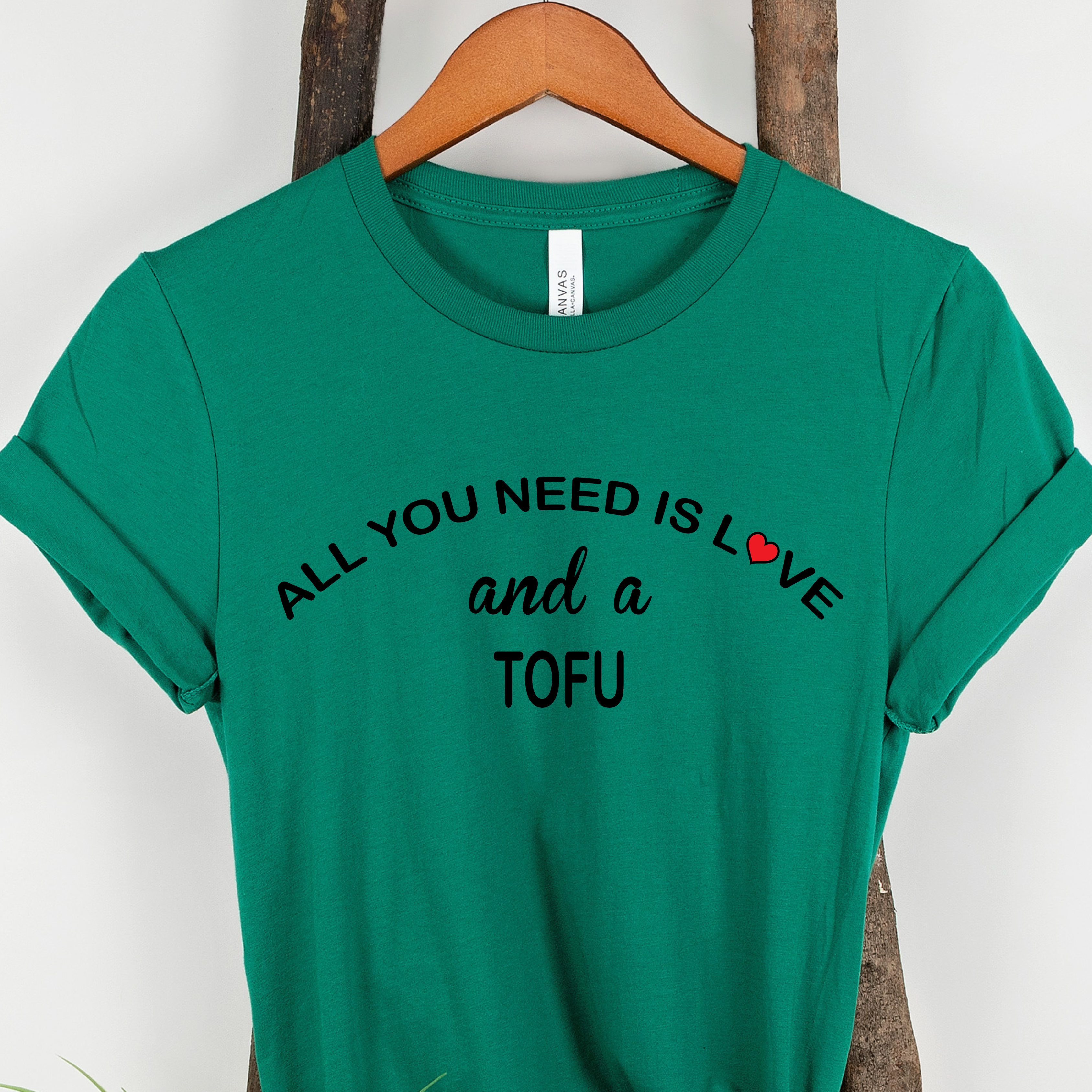 All You Need Is Love Tofu Colored T-Shirt