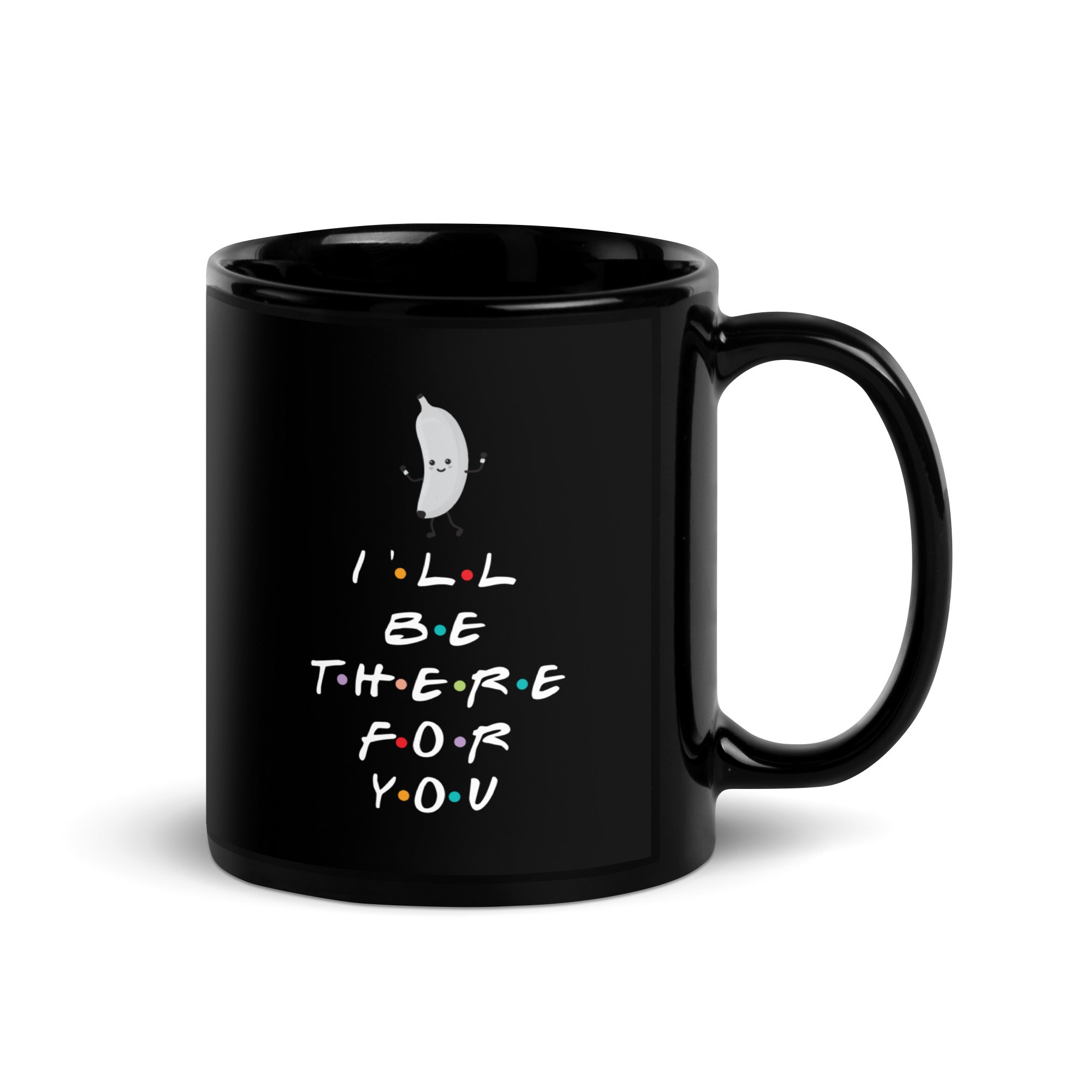 Banana Black Glossy Mug