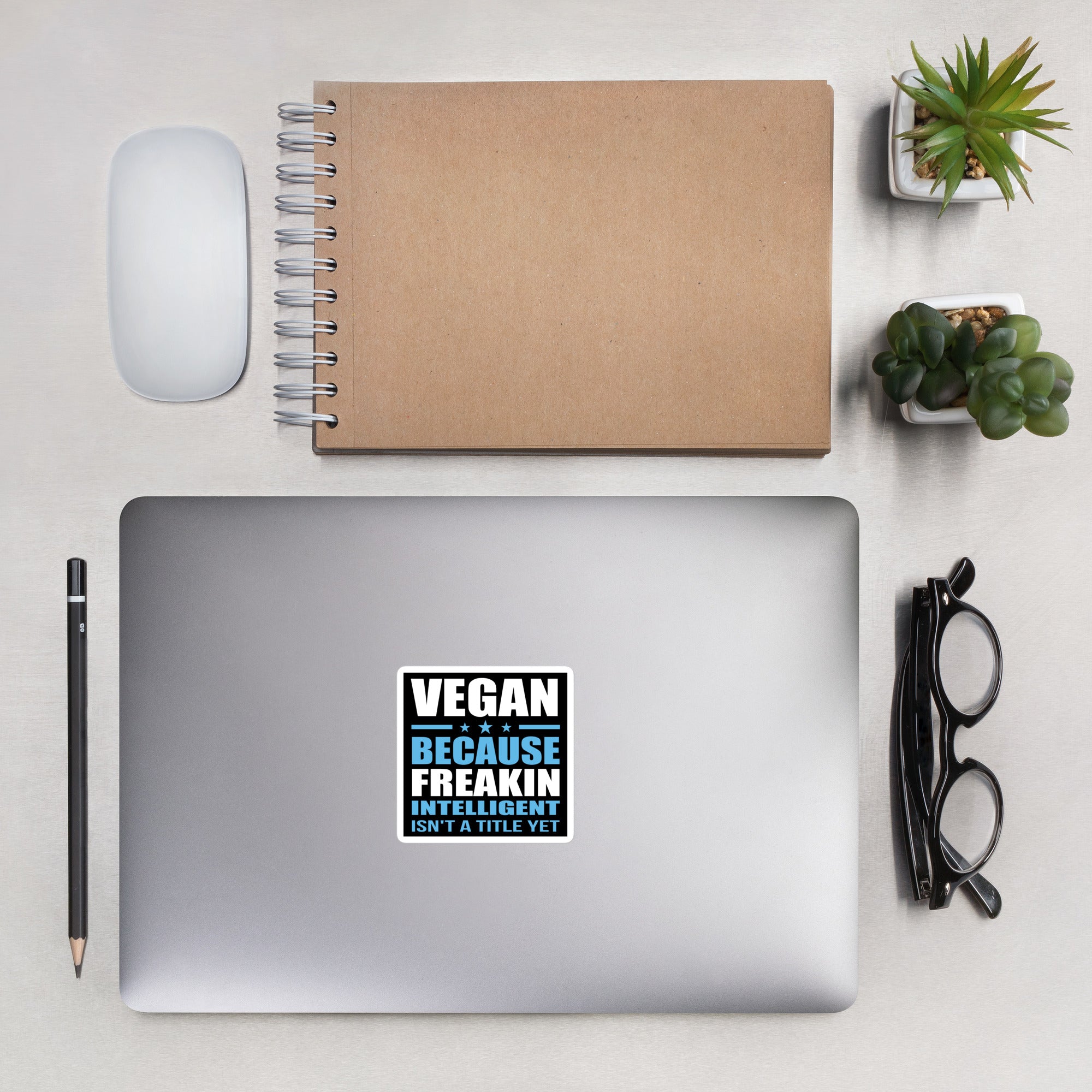 FREAKIN' INTELLIGENT VEGAN sticker