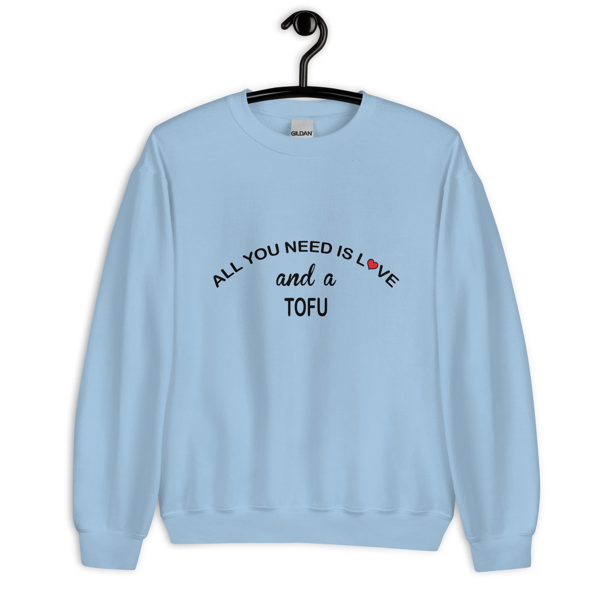 baby blue vegan sweater
