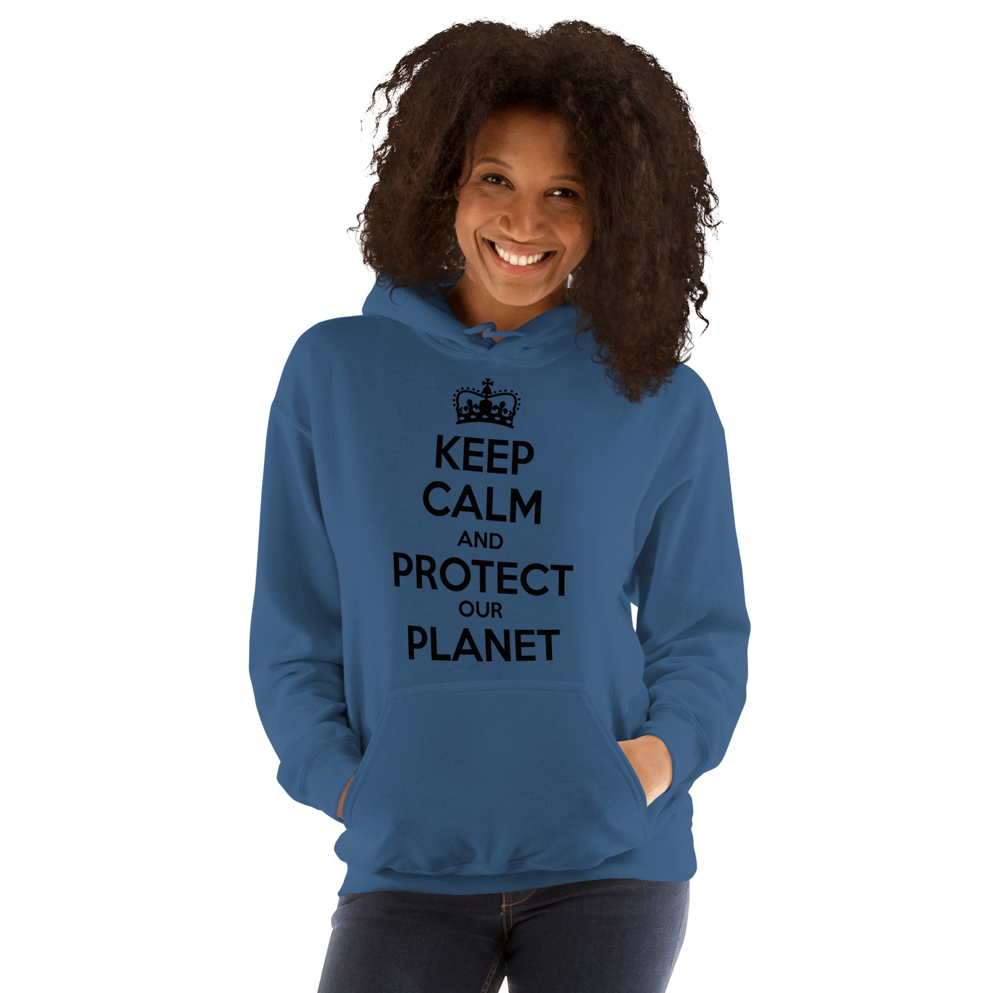 Keep Calm Protect Planet Unisex Hoodie