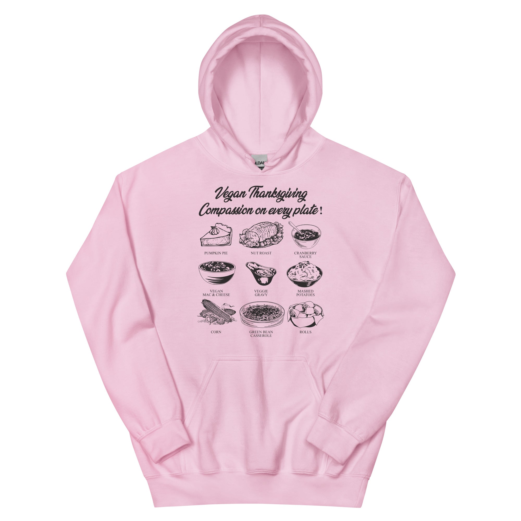 VEGAN THANKSGIVING: COMPASSION ON EVERY PLATE Unisex Hoodie
