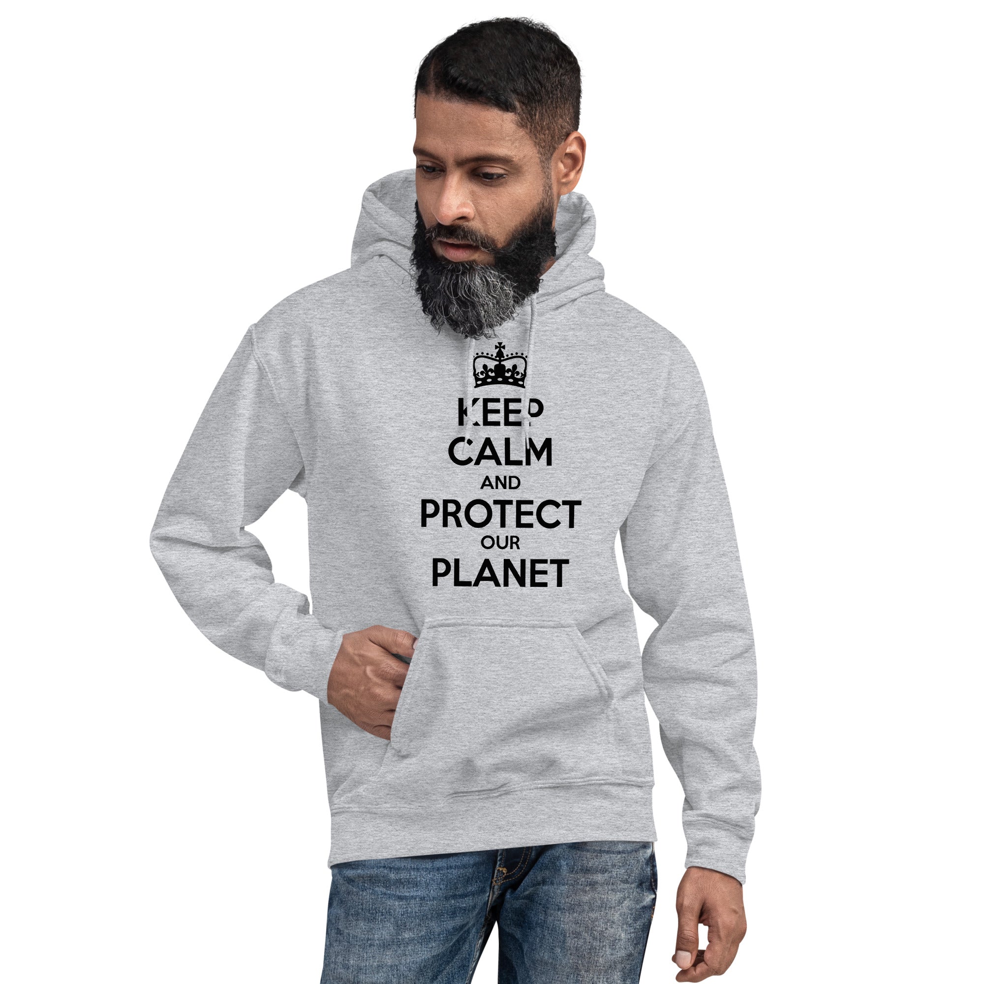Keep Calm Protect Planet Unisex Hoodie