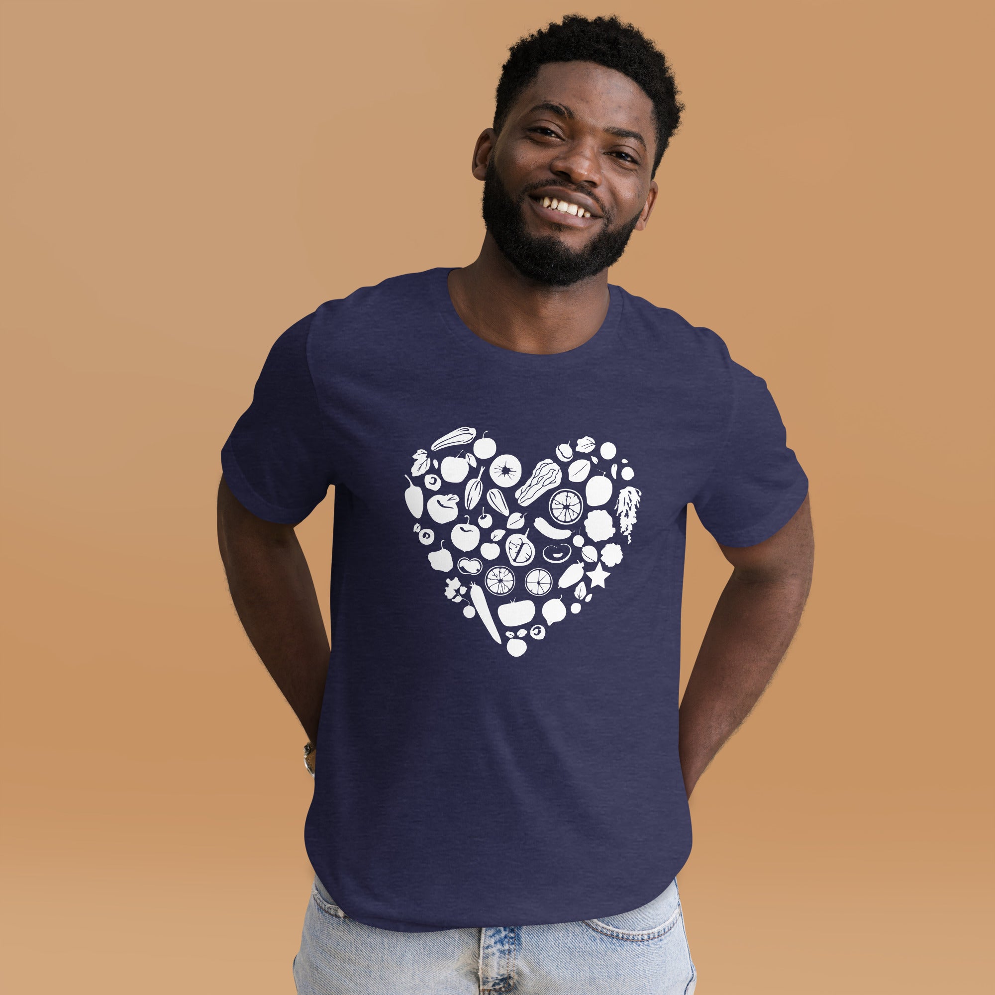 Vegan Heart Unisex t-shirt