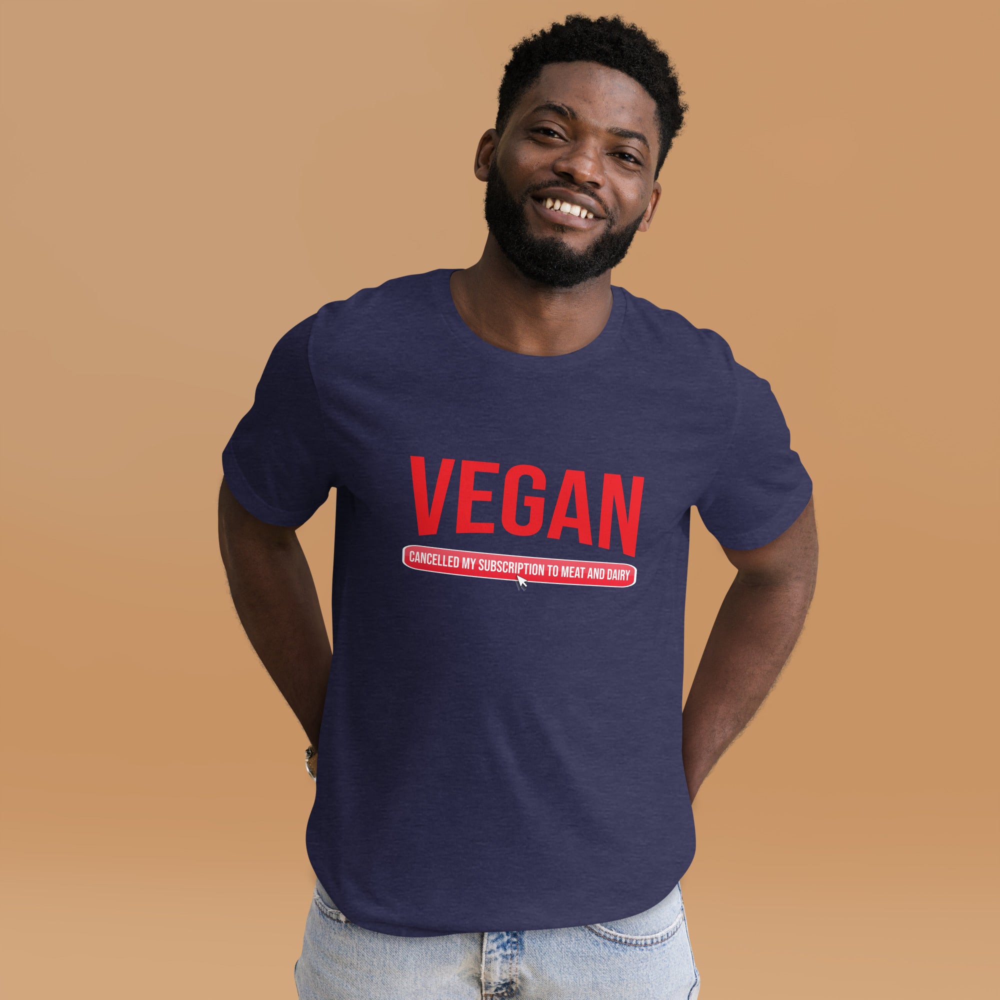 VEGAN CANCEL MY SUBSCRIPTION TO MEAT AND DAIRY UNISEX T-SHIRT