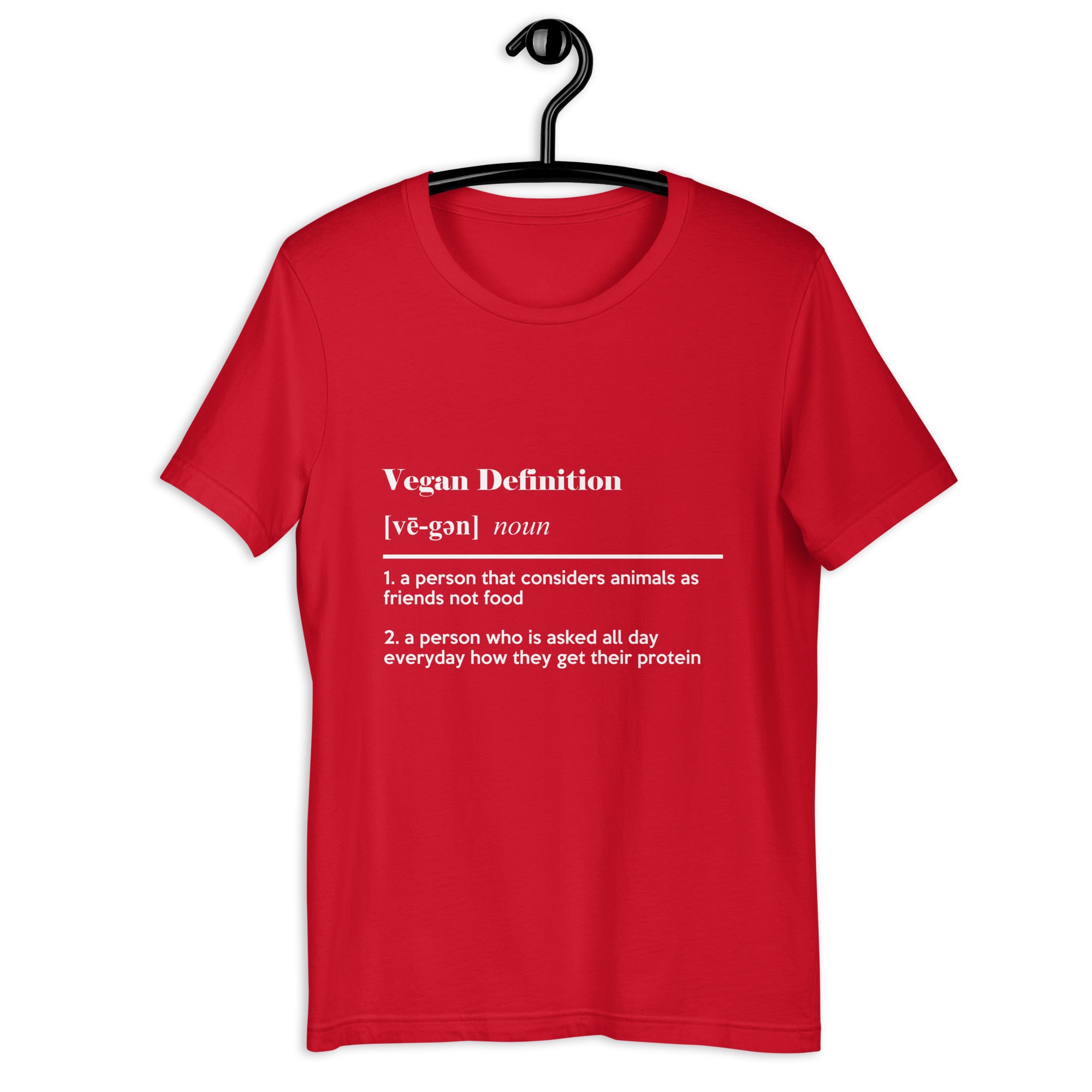 VEGAN DEFINITION UNISEX T-SHIRT