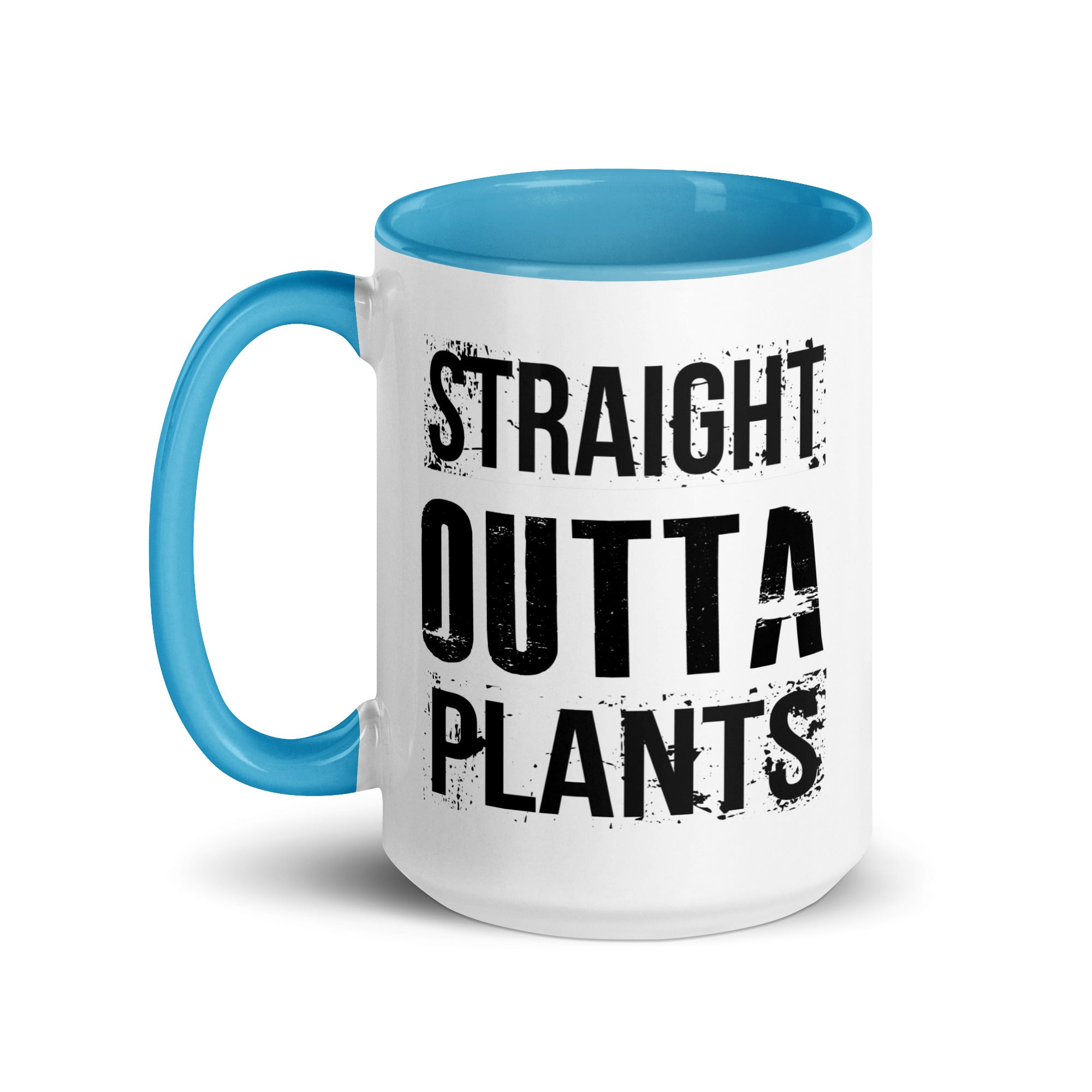 Plants based white mug
