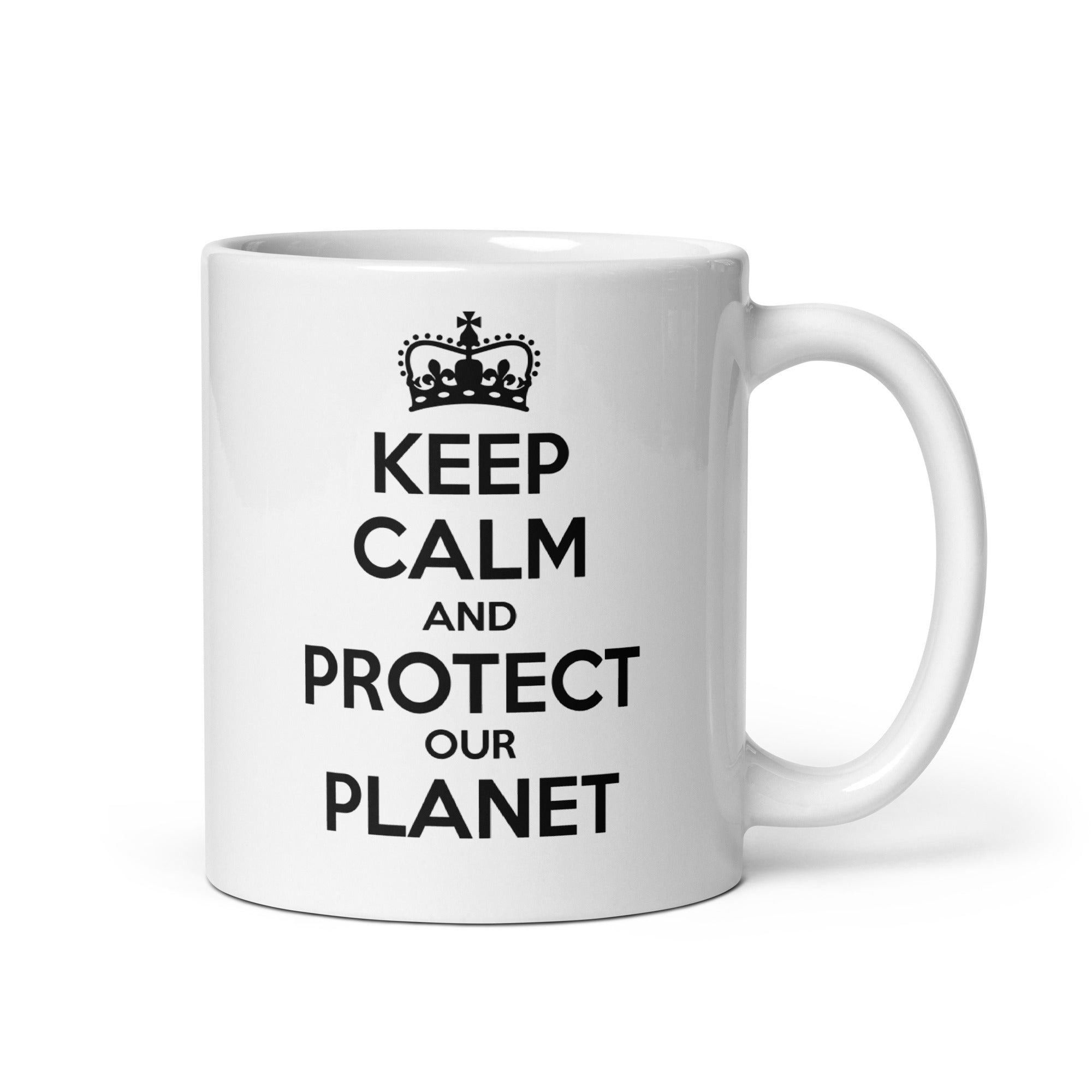 White Plants Based Mug