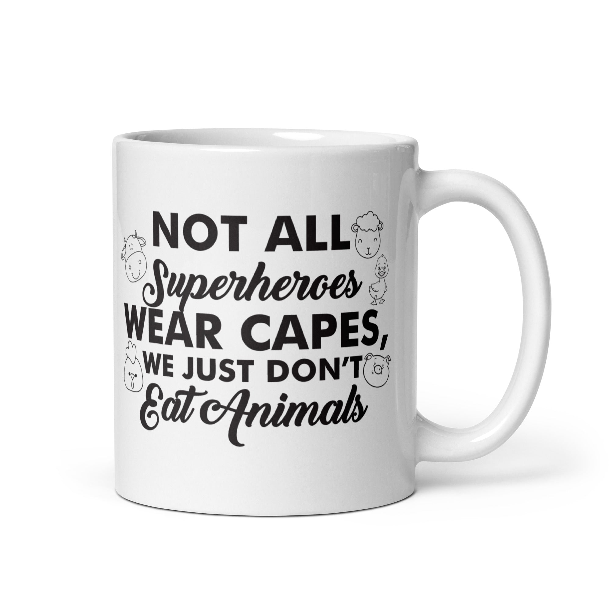 Wear Capes White Glossy Mug