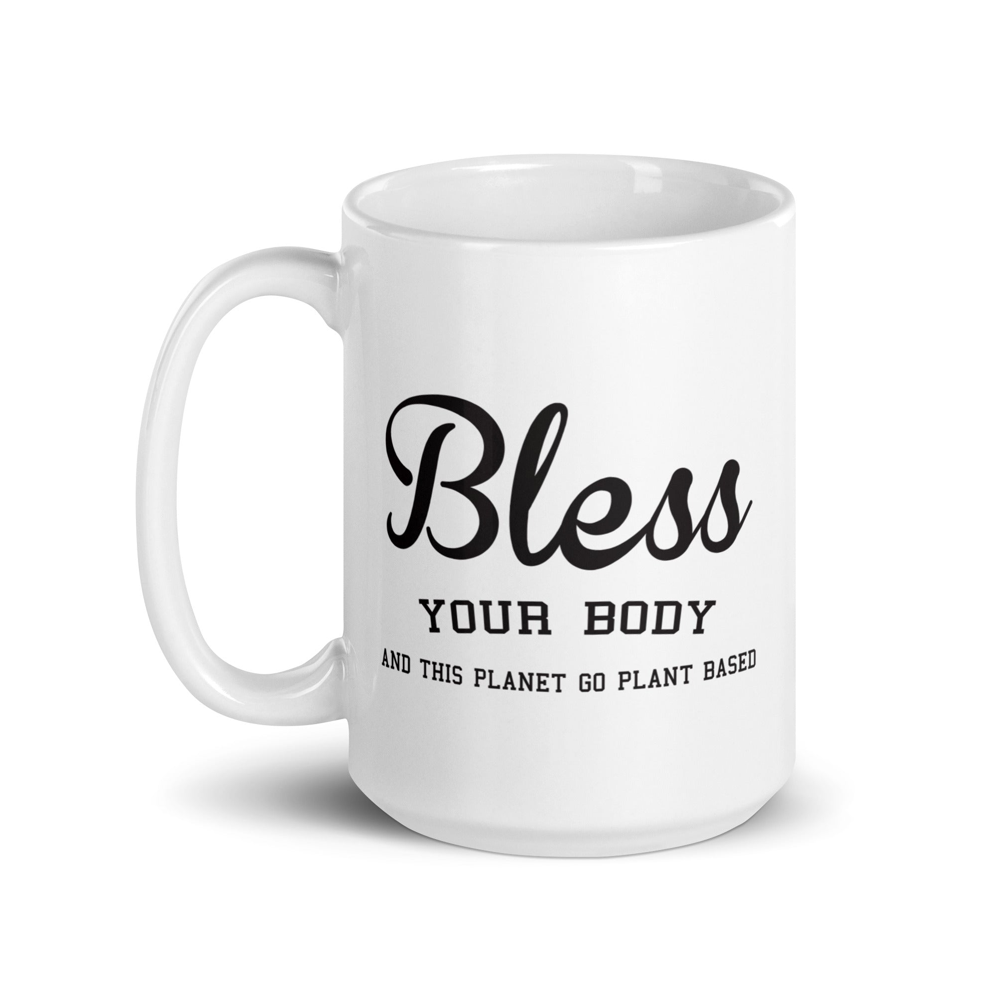 White Plants Based Mug