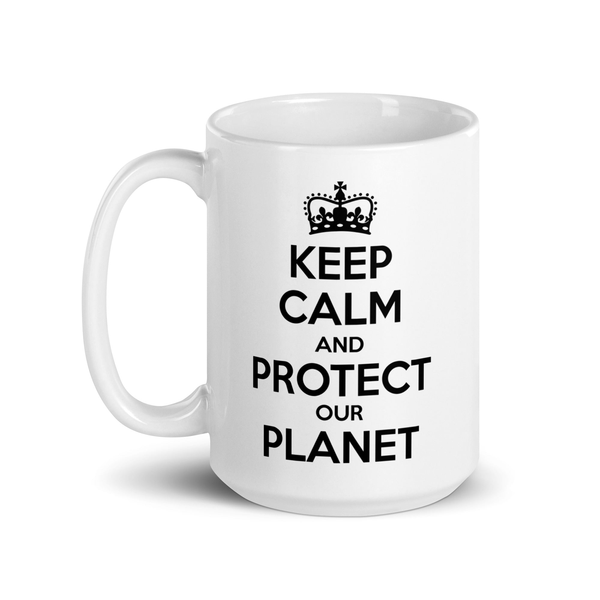 White Plants Based Mug