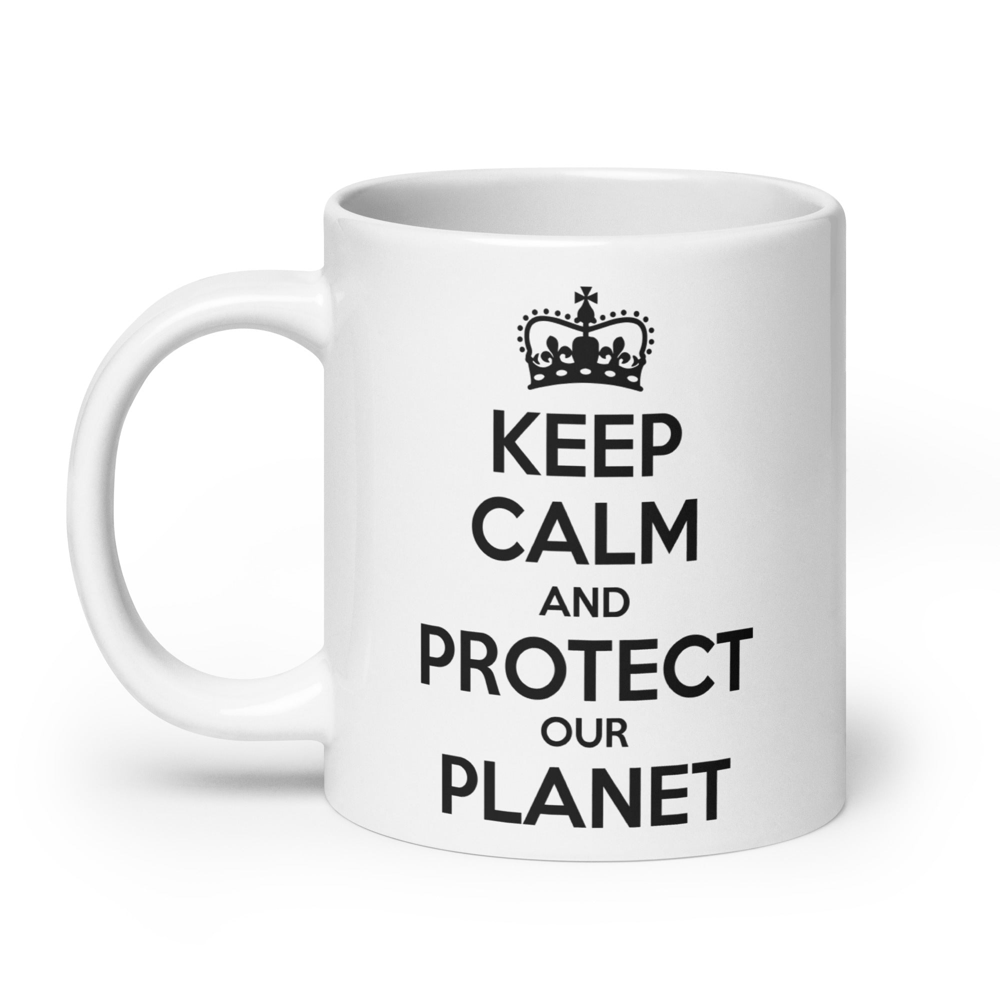 White Plants Based Mug