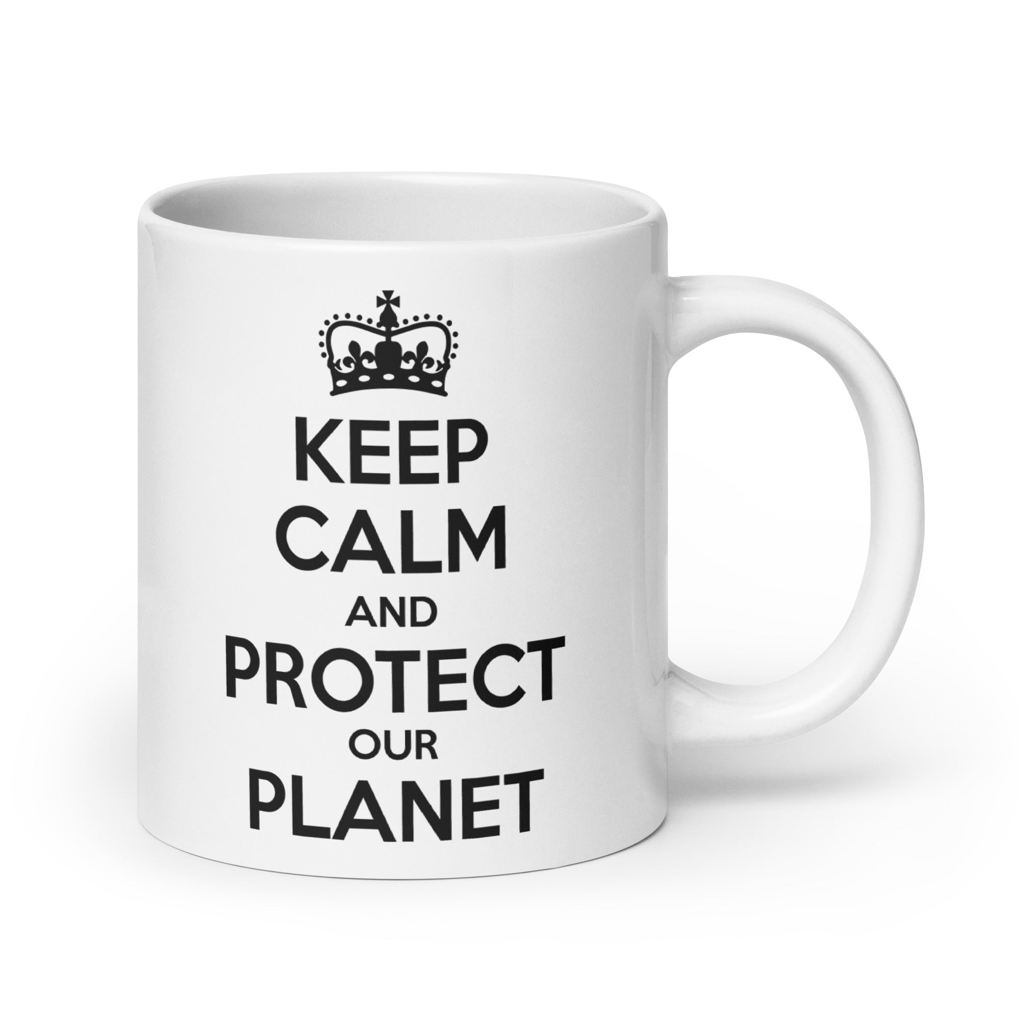 White Plants Based Mug