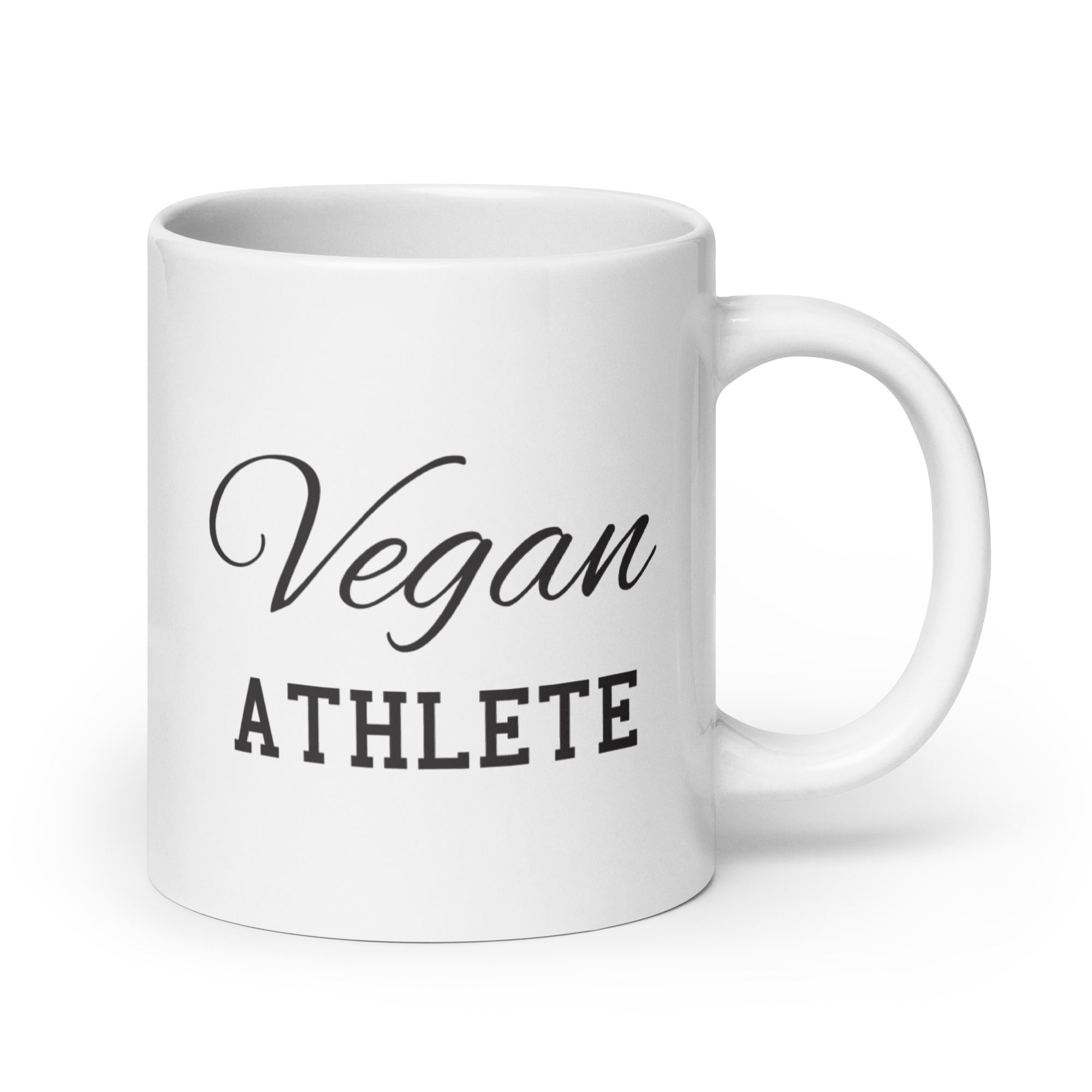 VEGAN ATHLETE White glossy mug
