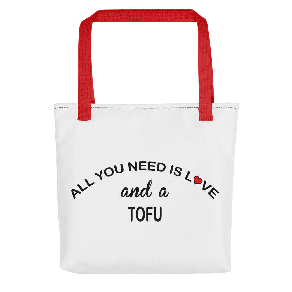 ALL YOU NEED IS LOVE...TOFU Tote bag