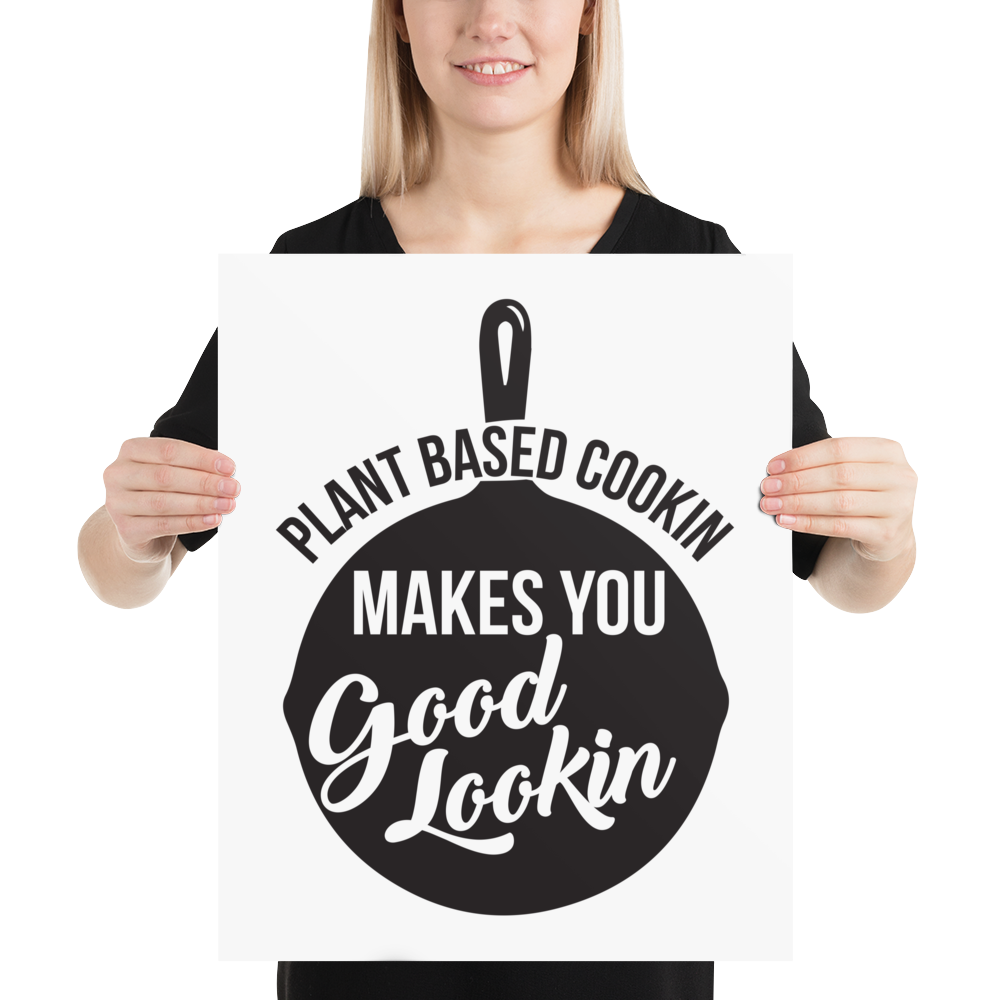 PLANT BASED COOKIN' Poster