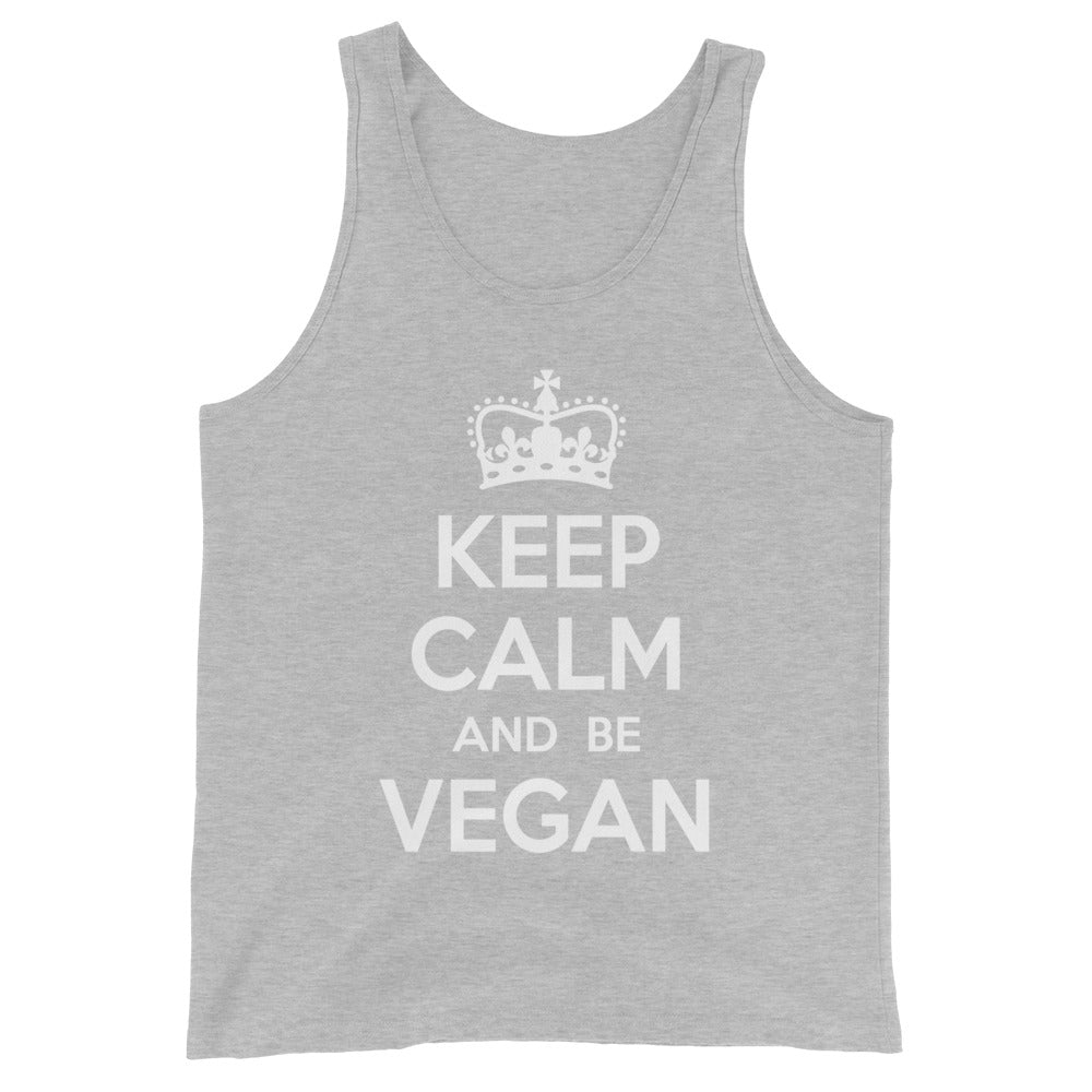 KEEP CALM BE VEGAN Unisex Tank Top
