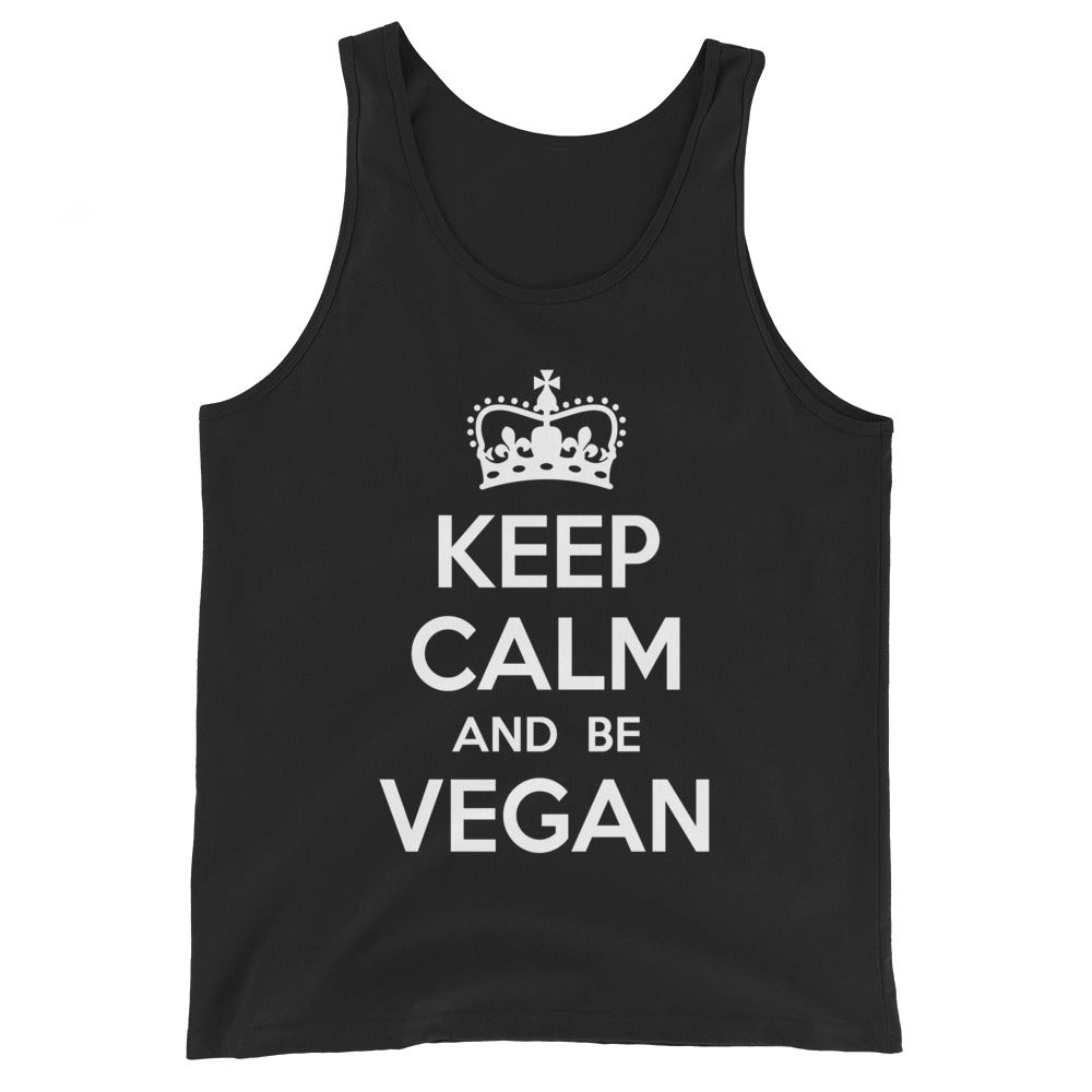 KEEP CALM BE VEGAN Unisex Tank Top