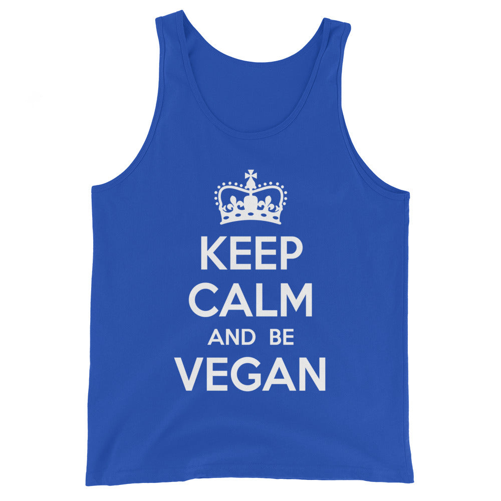 KEEP CALM BE VEGAN Unisex Tank Top
