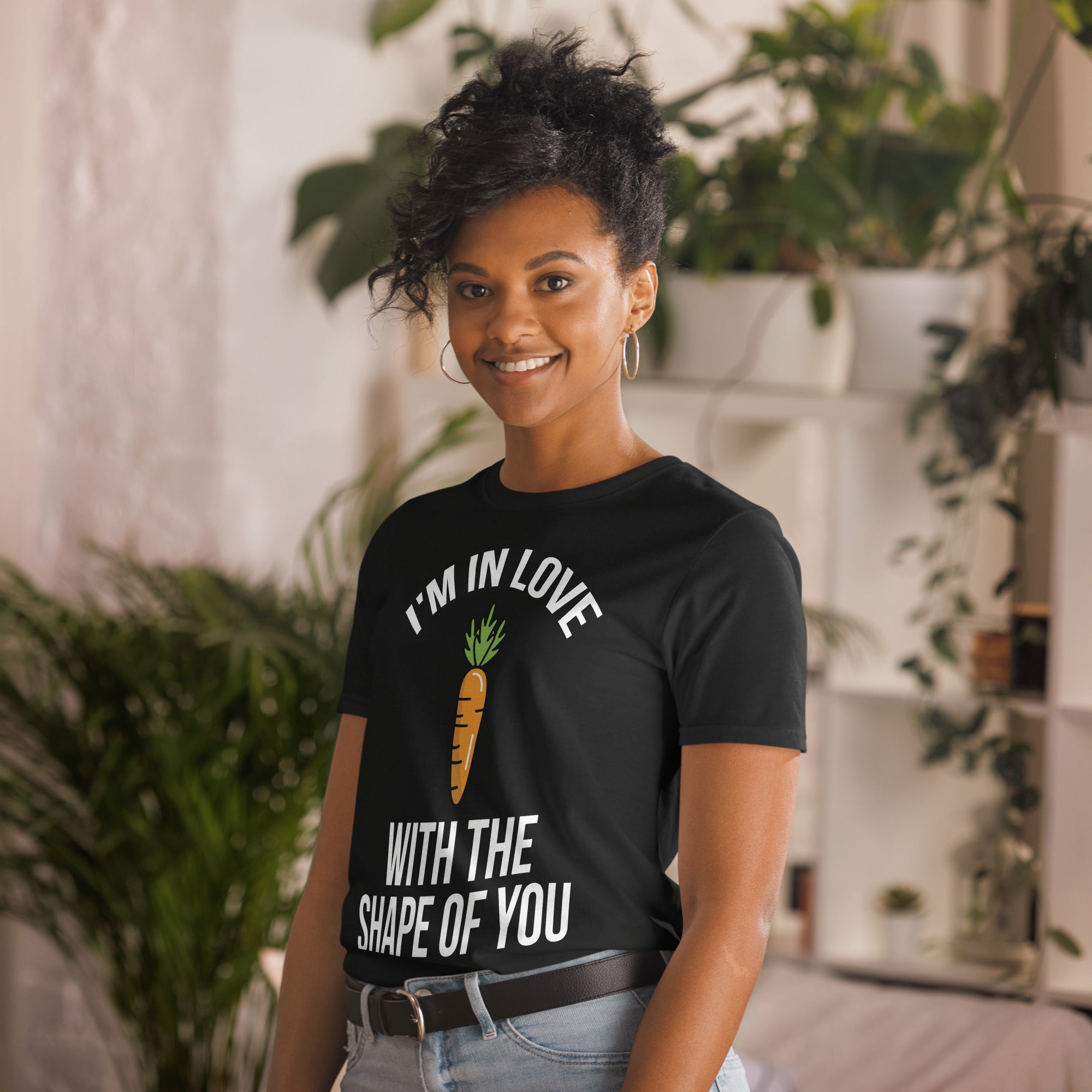 I'M IN LOVE WITH SHAPE OF YOU...CARROT UNISEX T-Shirt