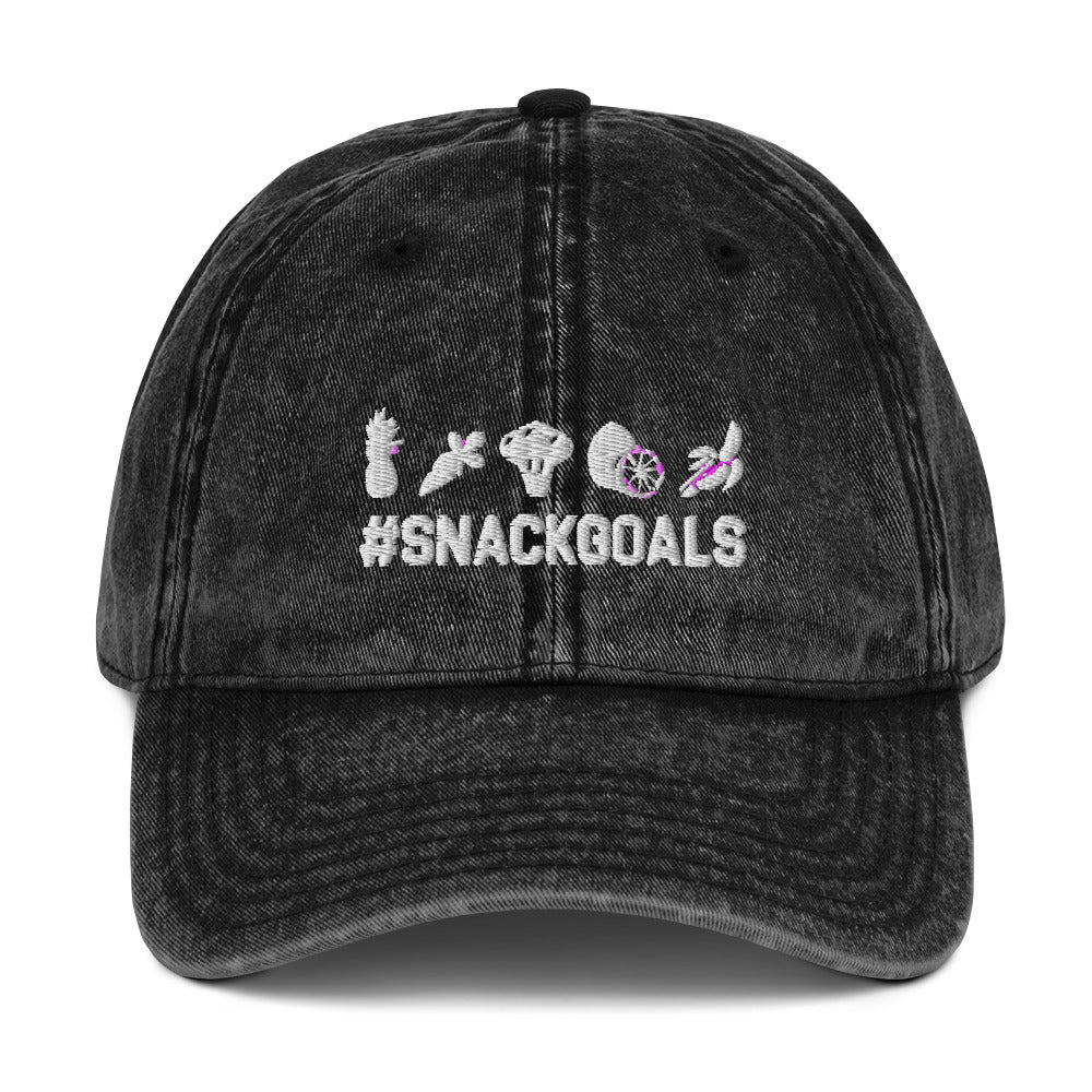 SNACK GOALS Vintage unisex Cap