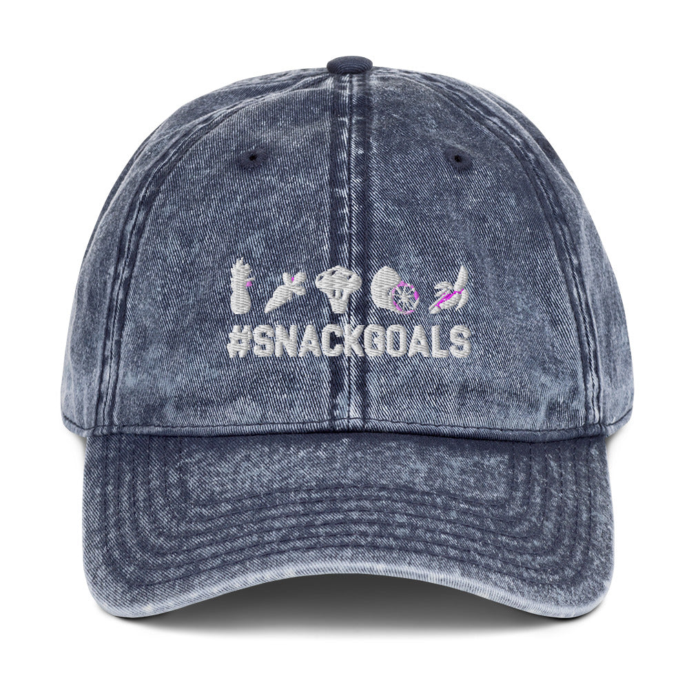 SNACK GOALS Vintage unisex Cap
