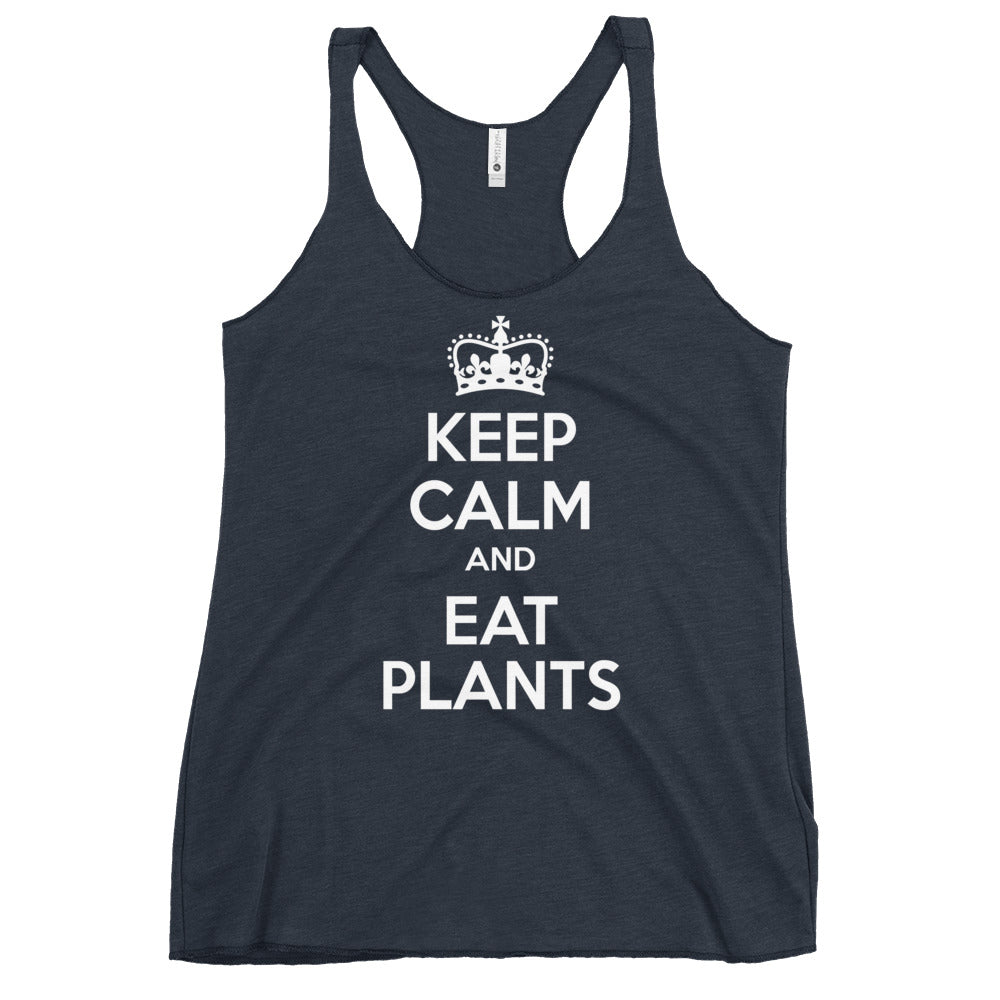 KEEP CALM EAT PLANTS Women's Tank