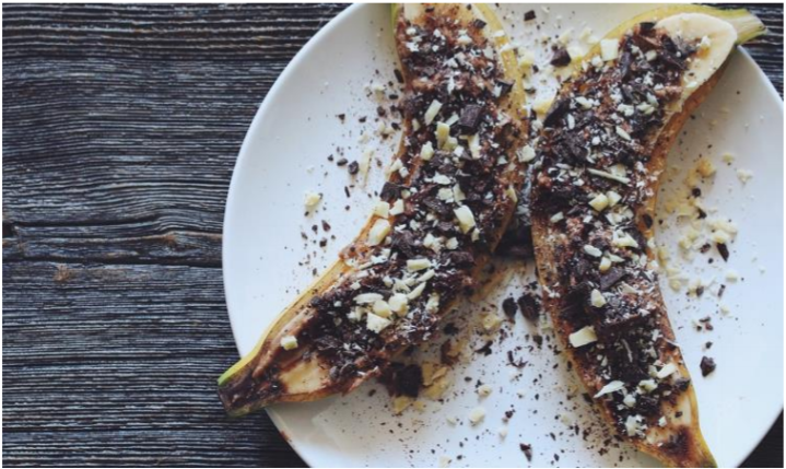 Almond  Butter Banana Split