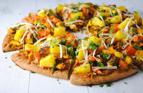 Tofu Hawaiian Vegan Pizza
