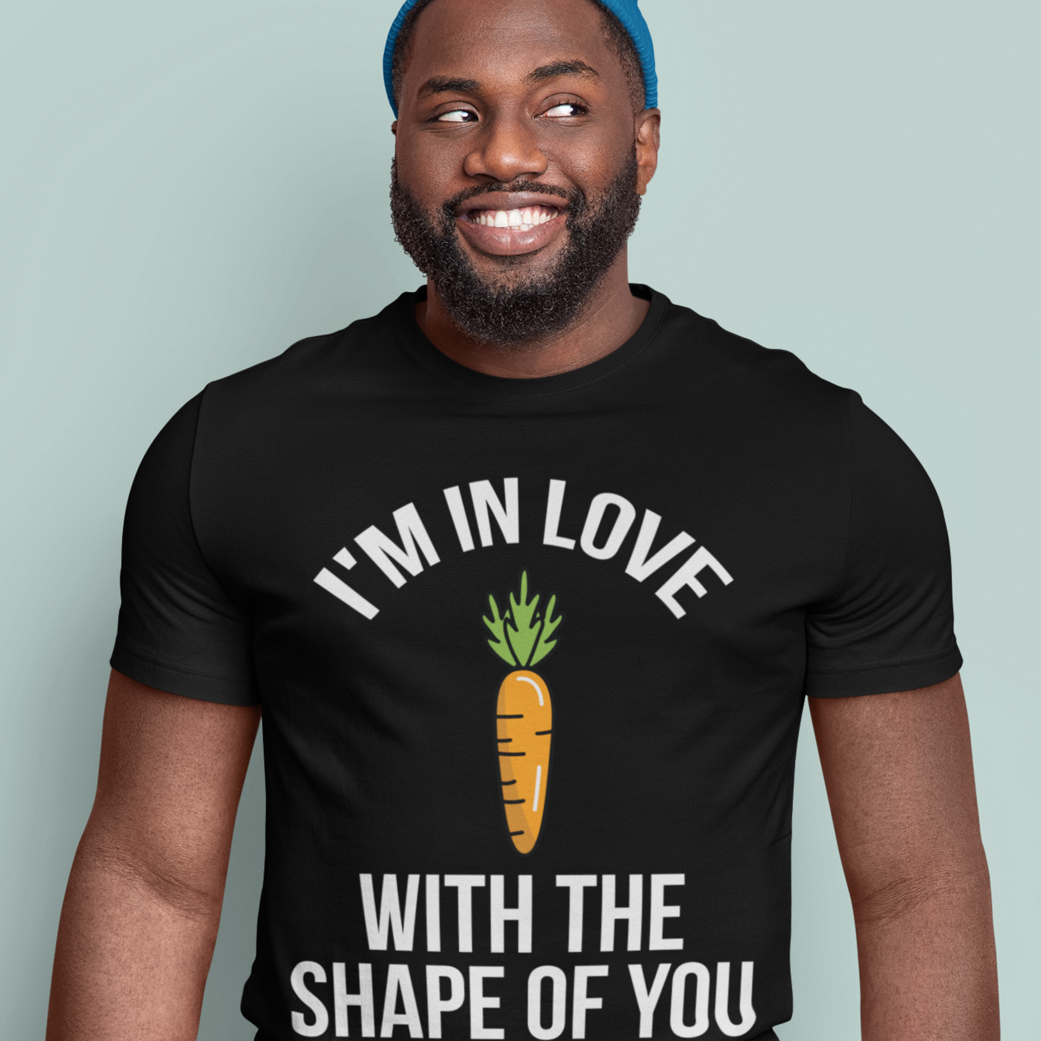 I'M IN LOVE WITH SHAPE OF YOU...CARROT UNISEX  T-Shirt