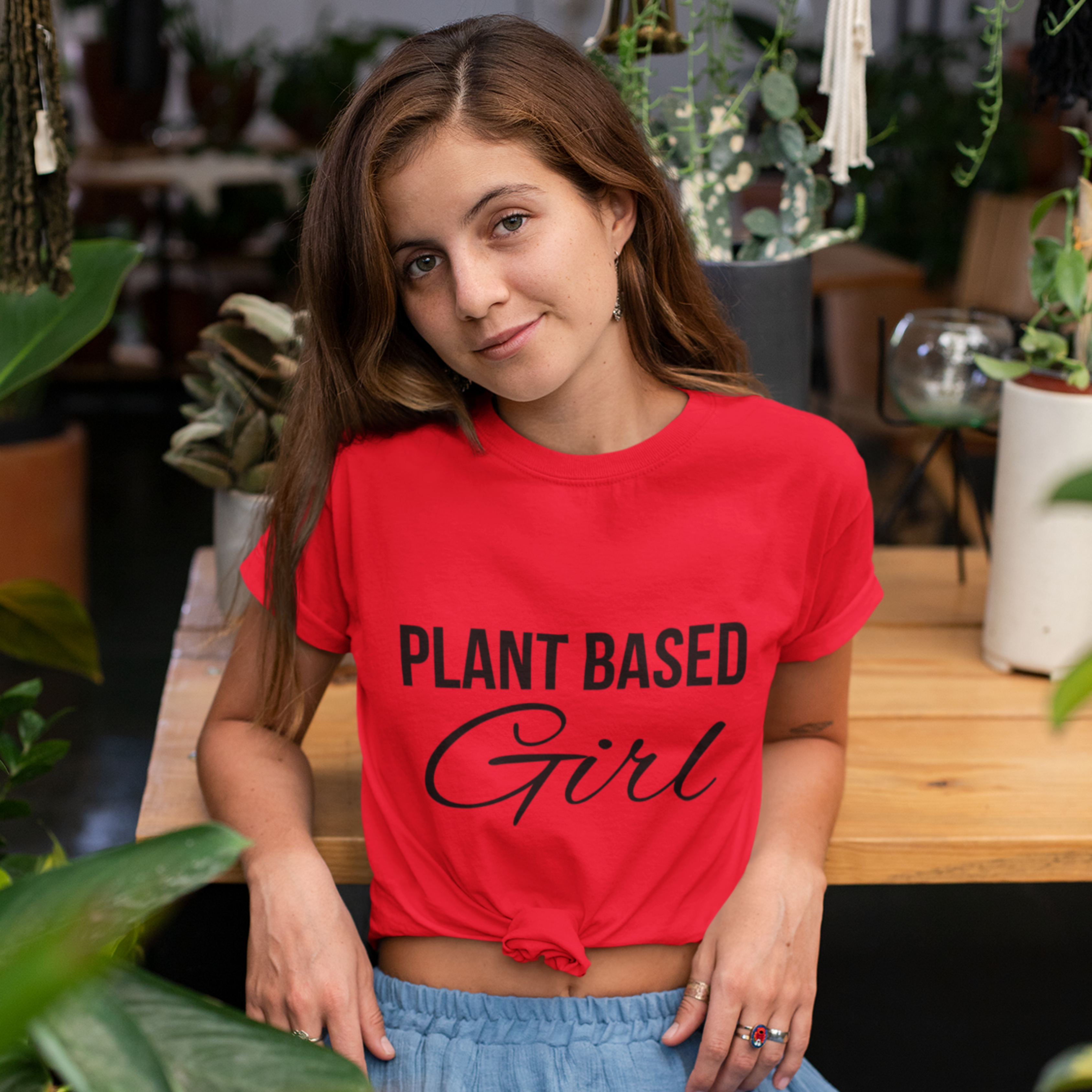 PLANT BASED GIRL unisex t-shirt