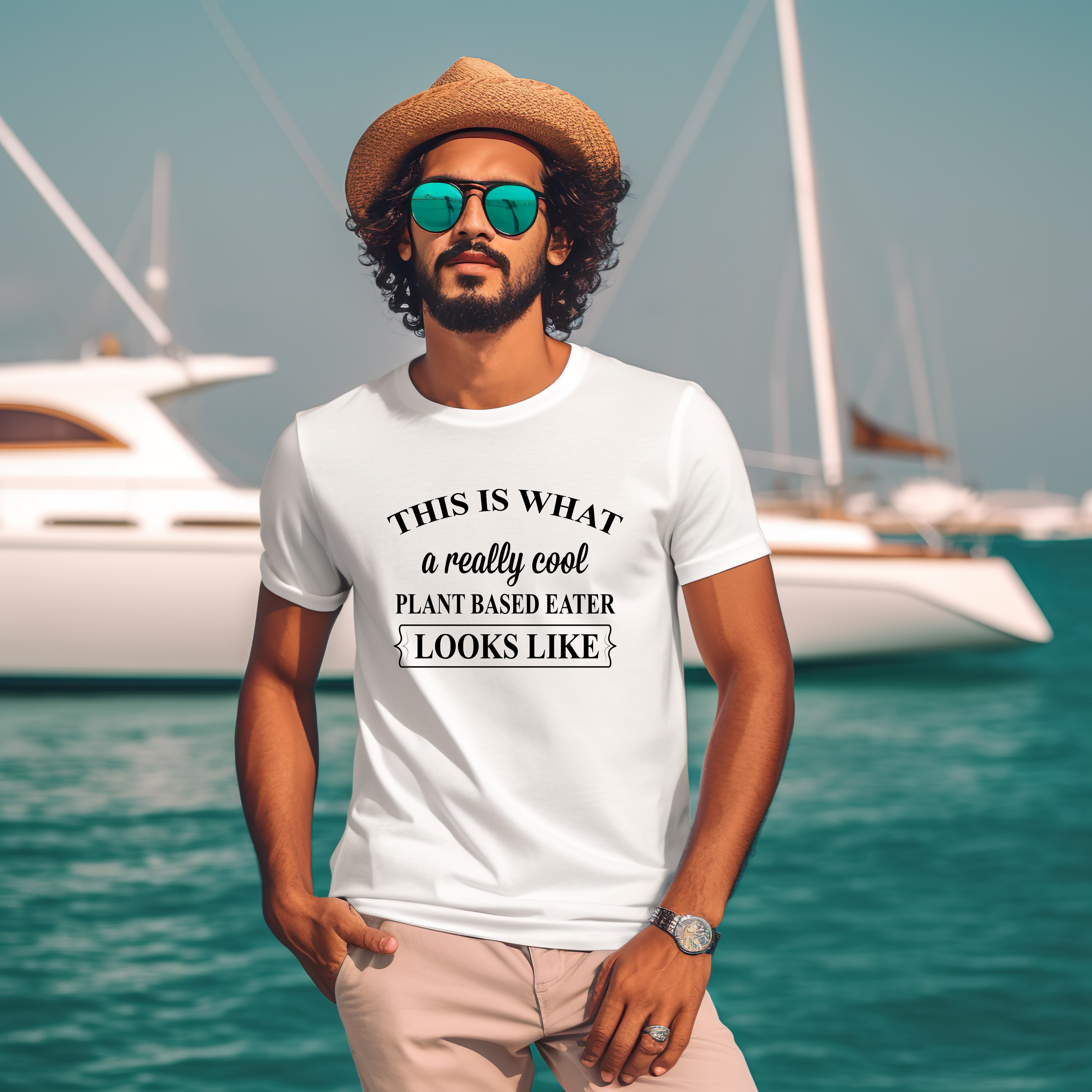 REALLY COOL PLANT BASED EATER Colored t-shirt