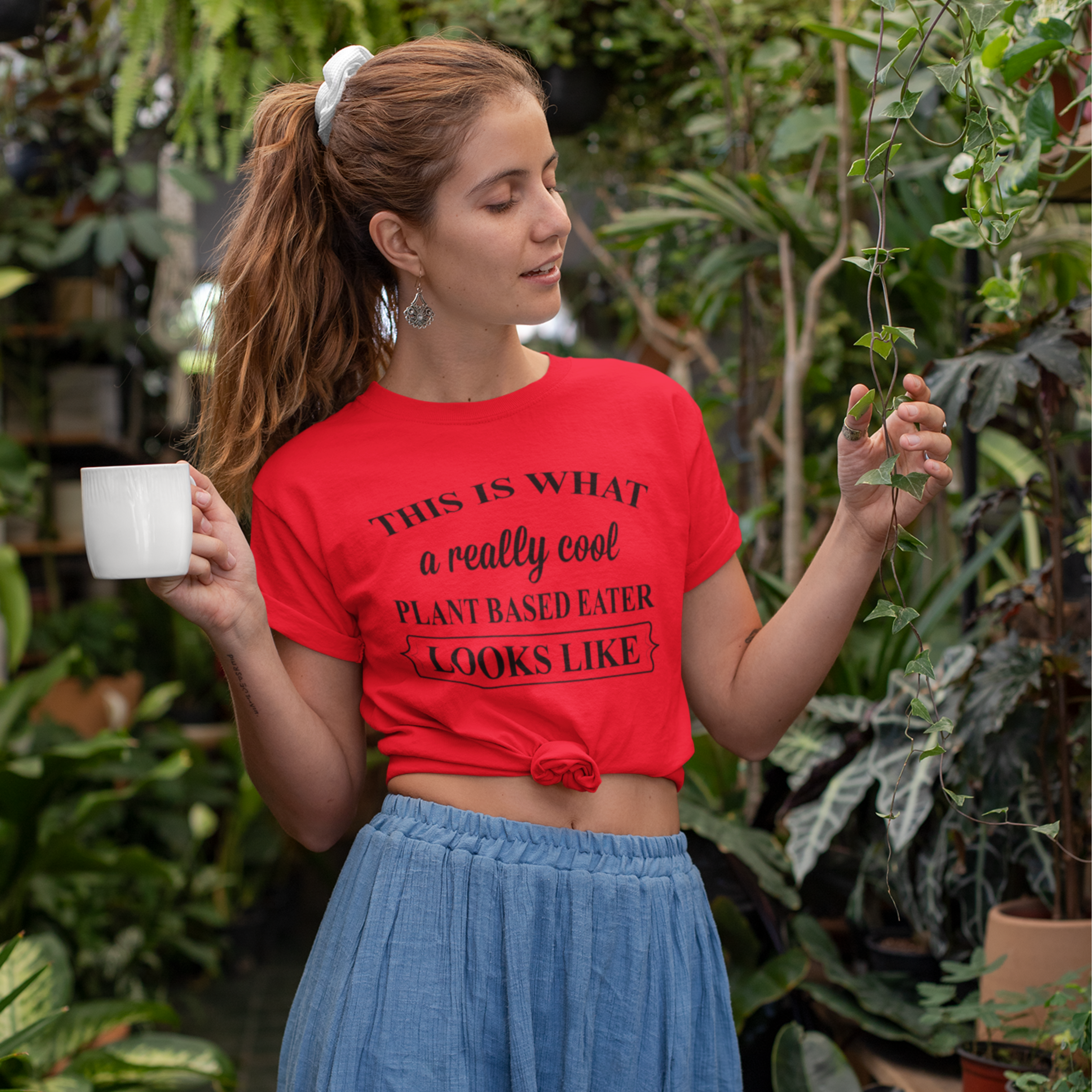 REALLY COOL PLANT BASED EATER Colored t-shirt