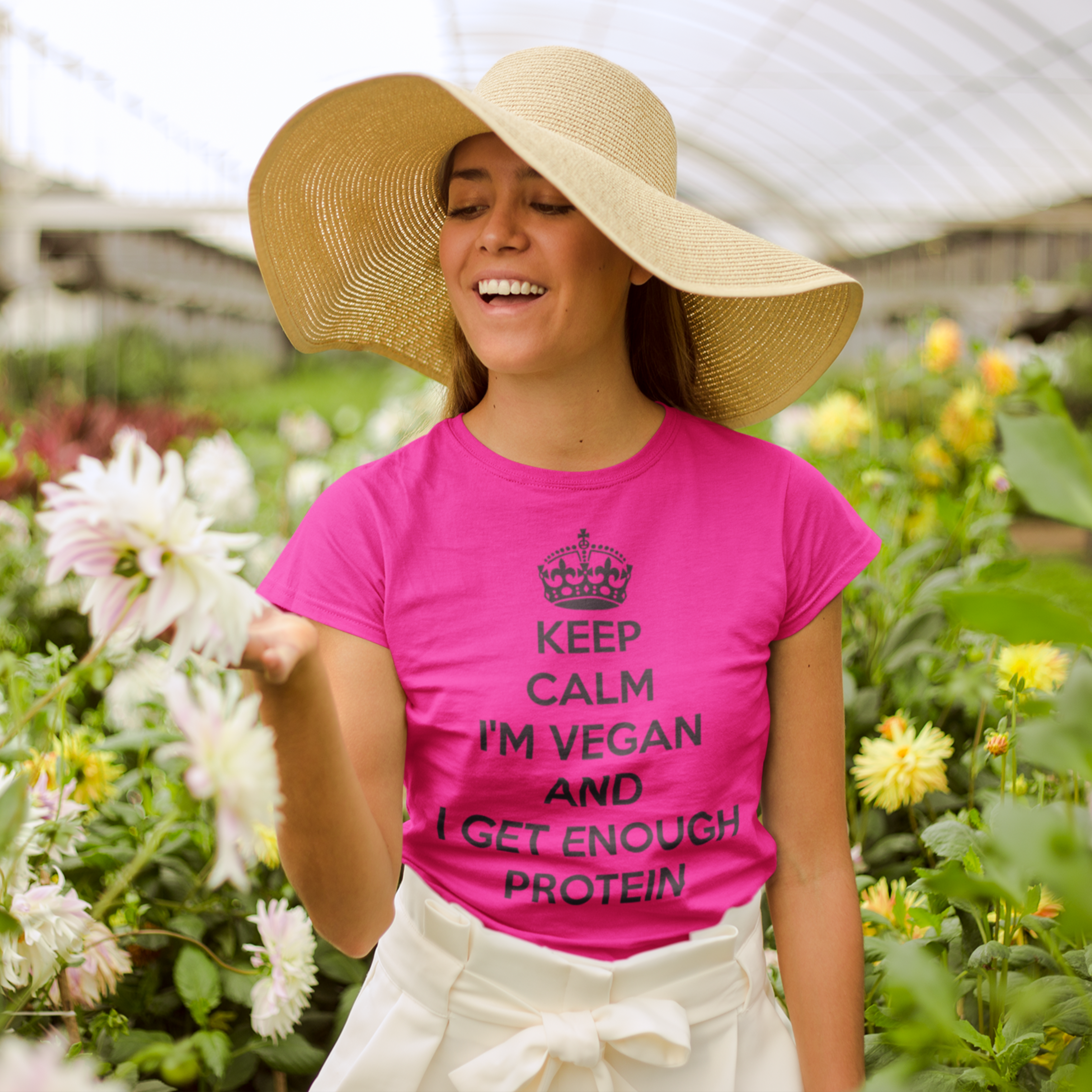 KEEP CALM I GET ENOUGH PROTEIN Unisex t-shirt