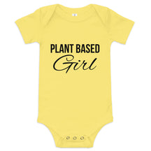 PLANT BASED GIRL Baby short sleeve one piece