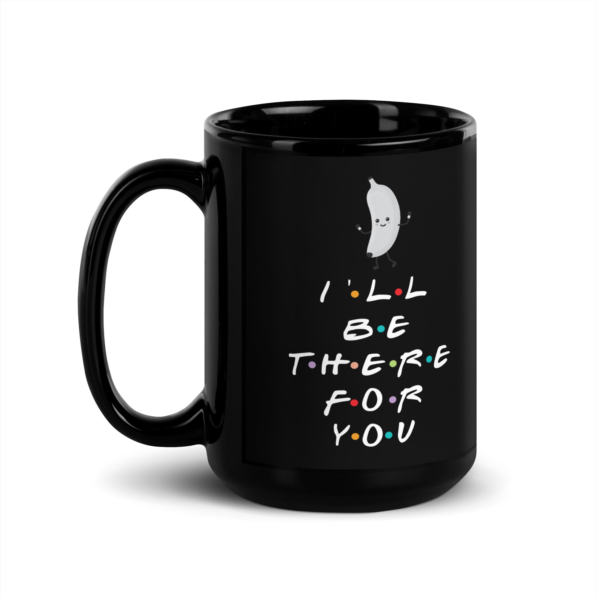 Banana Black Glossy Mug