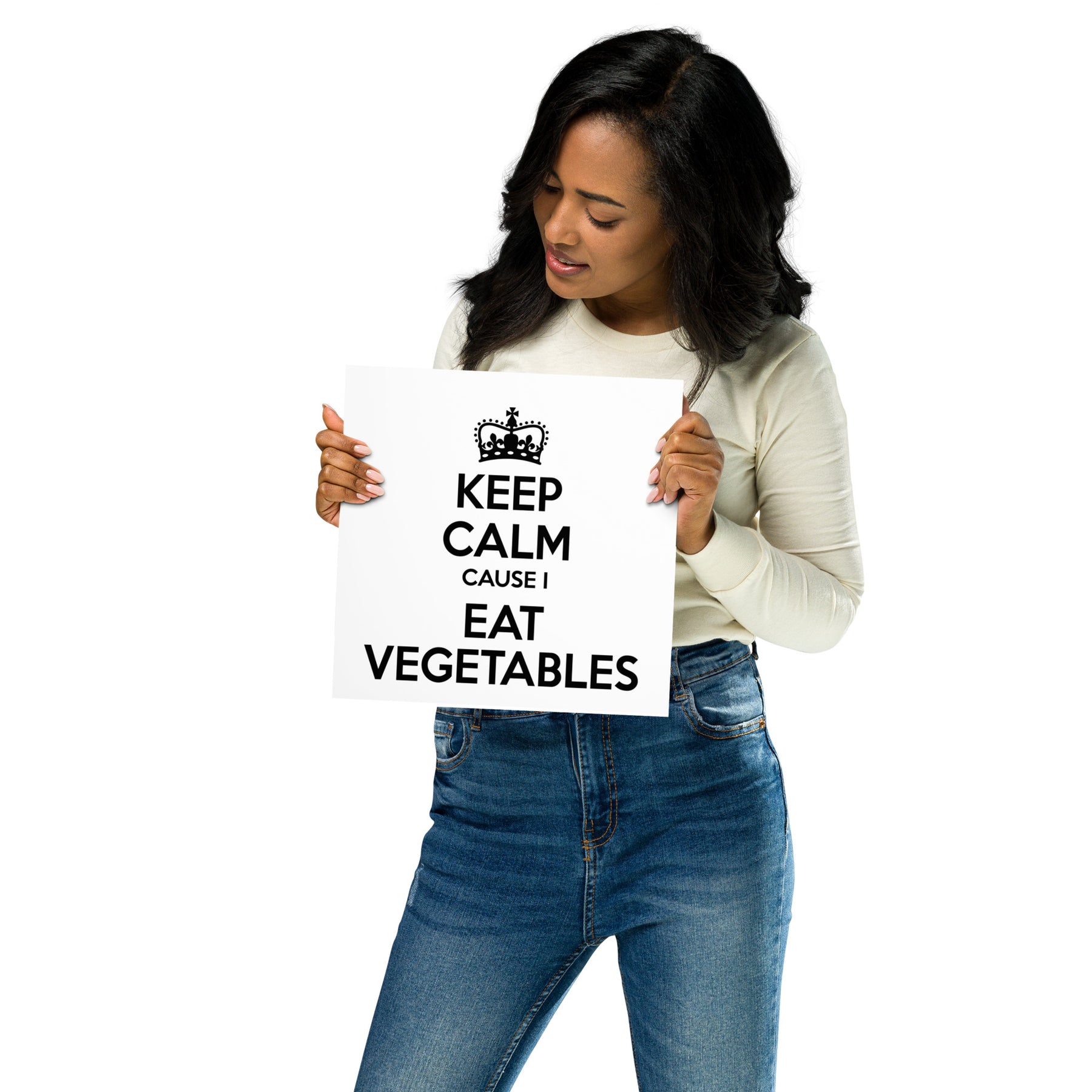 KEEP CALM I EAT VEGETABLES Poster