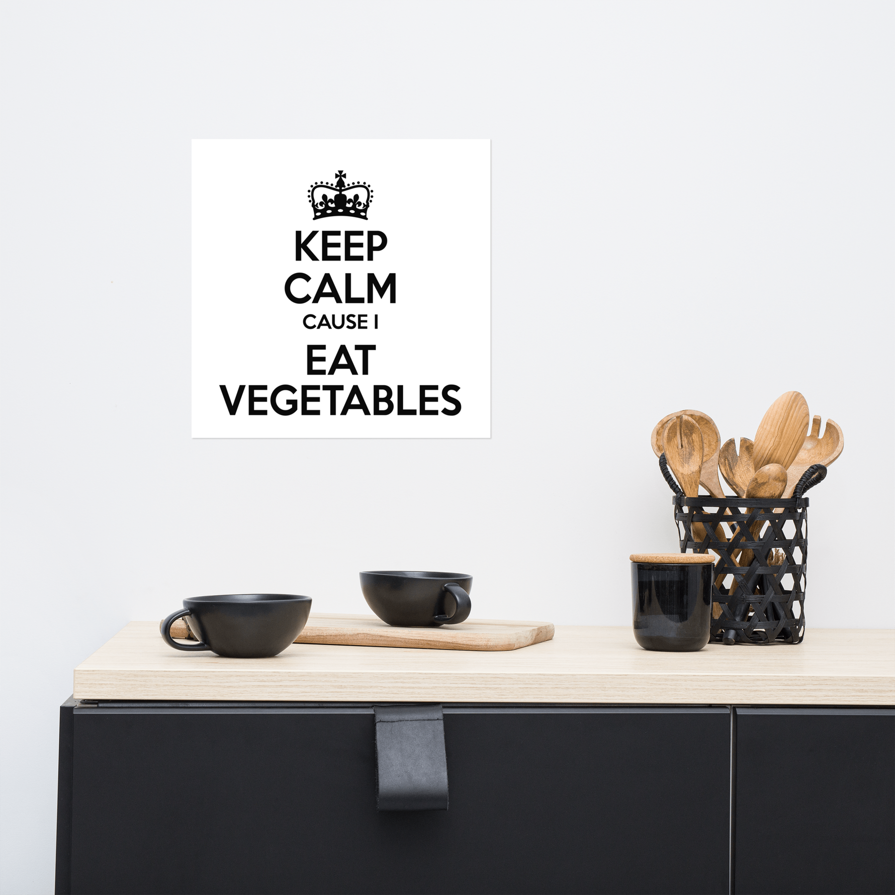 KEEP CALM I EAT VEGETABLES Poster
