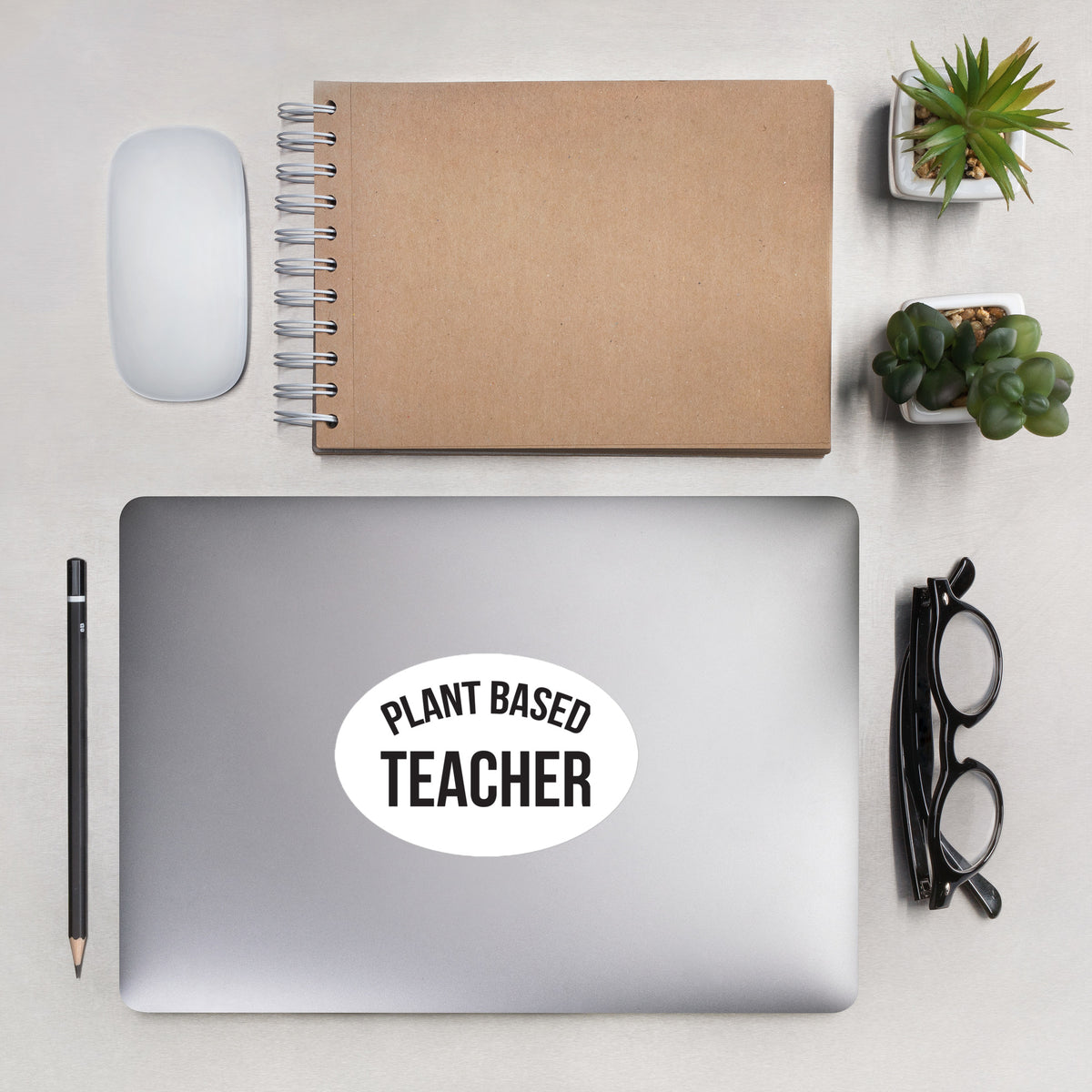 PLANT BASED TEACHER sticker