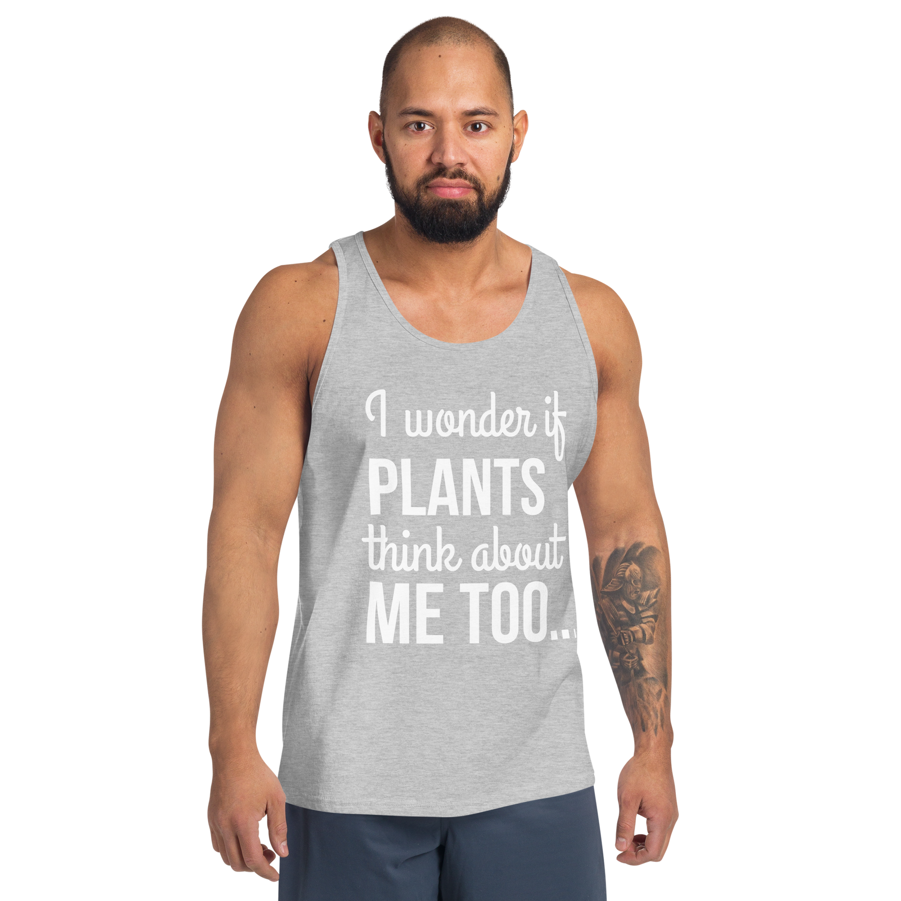 PLANTS THINK ABOUT ME TOO Tank Top