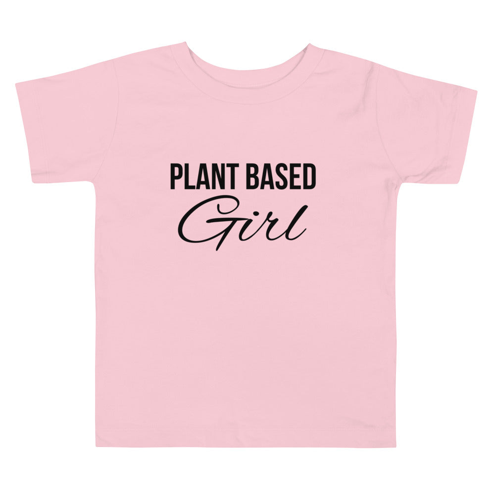 PLANT BASED GIRL Toddler Short Sleeve T-Shirt