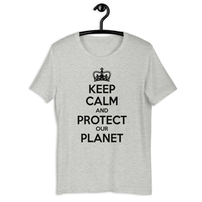 KEEP CALM PROTECT OUR PLANET Colored t-shirt
