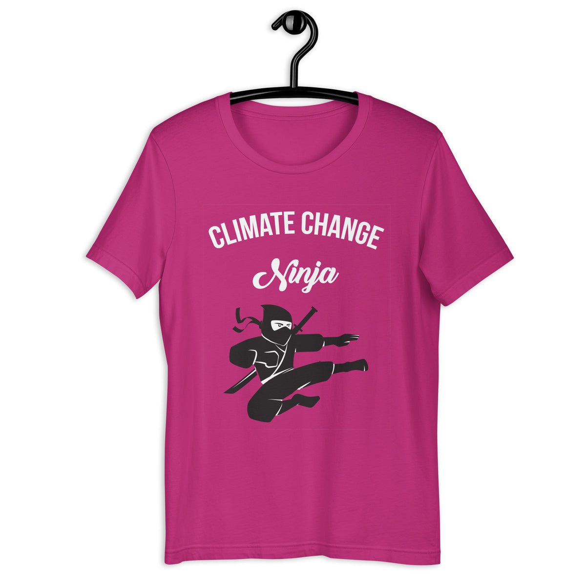 CLIMATE CHANGE NINJA Colored t-shirt