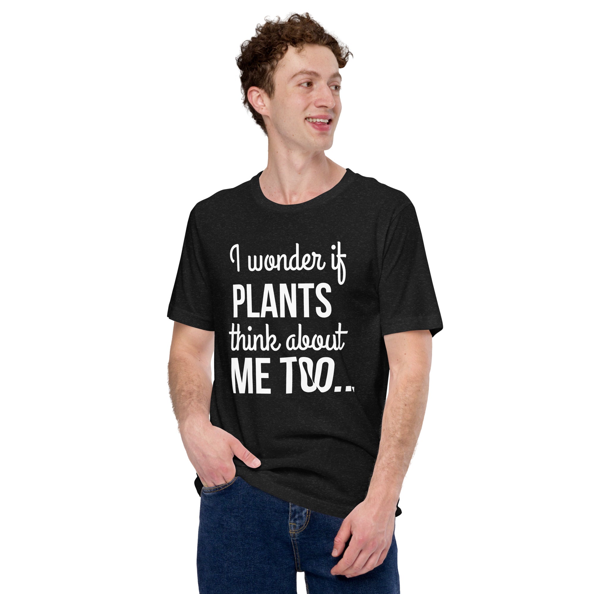 Plants based black T-shirt