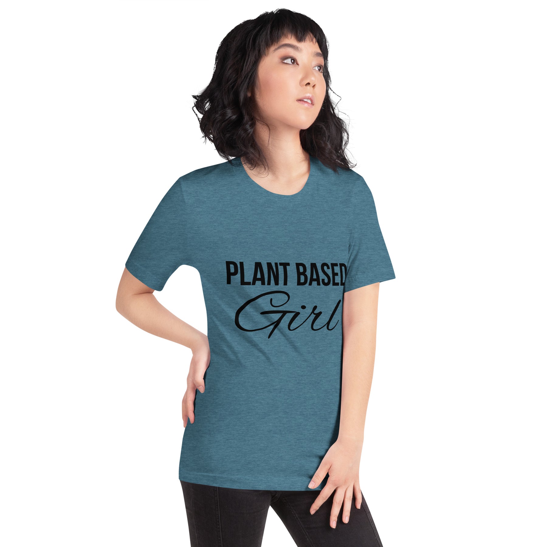 PLANT BASED GIRL Colored t-shirt
