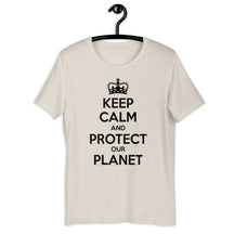 KEEP CALM PROTECT OUR PLANET Colored t-shirt
