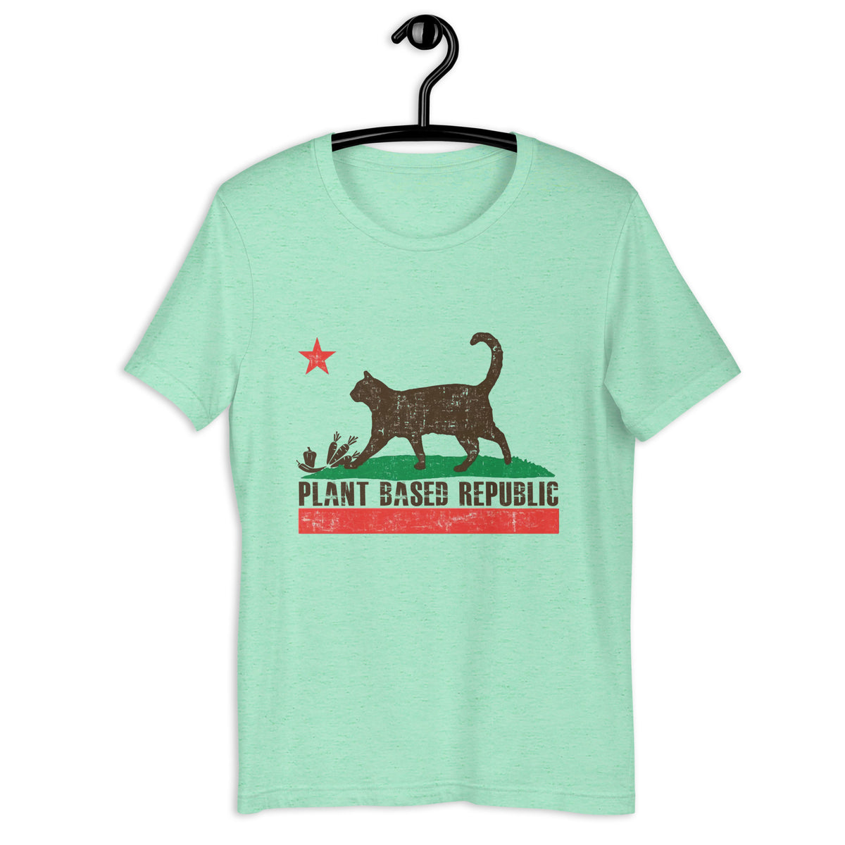 PLANT BASED REPUBLIC Colored t-shirt