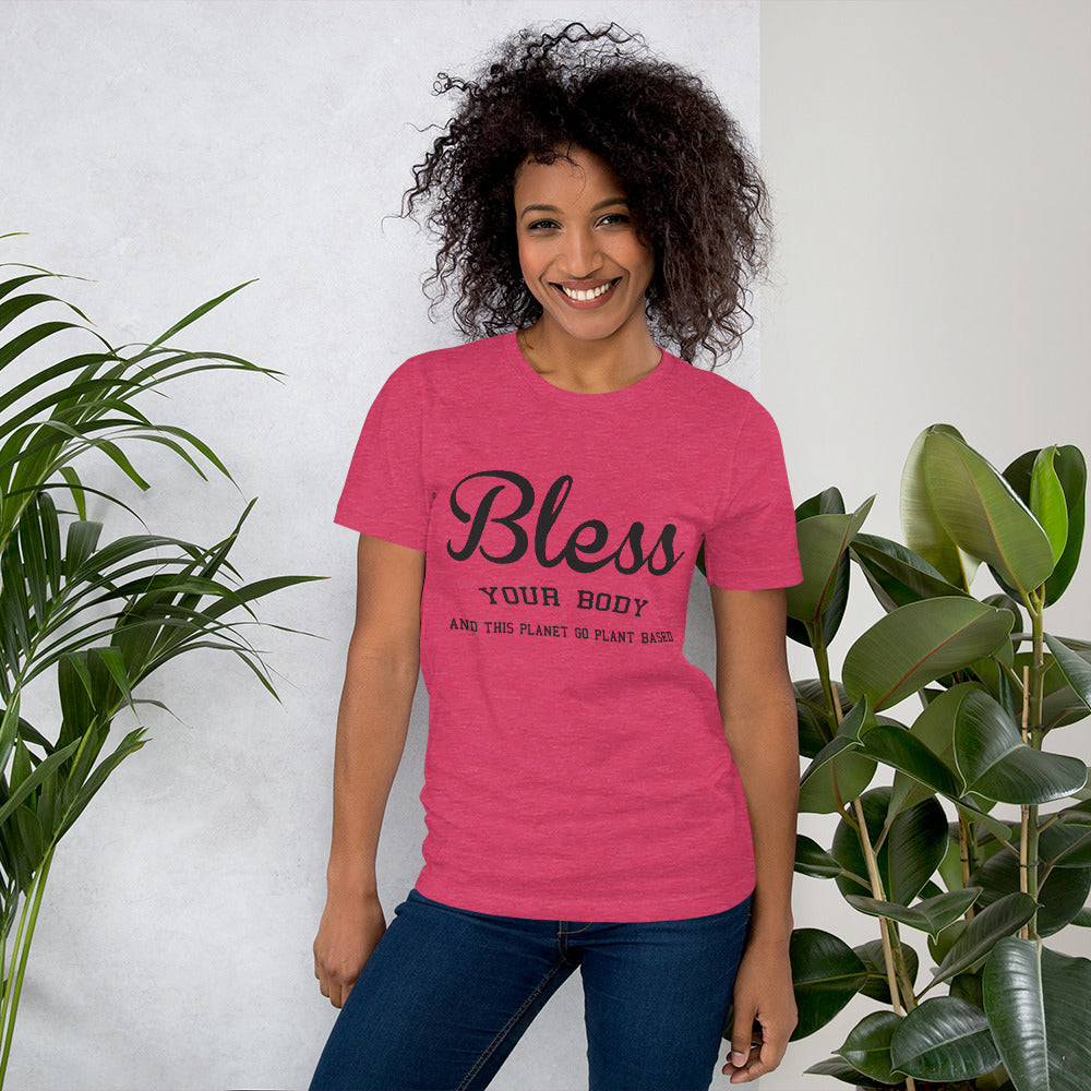 BLESS YOUR BODY Colored t-shirt