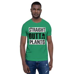 STRAIGHT OUTTA PLANTS Colored t-shirt